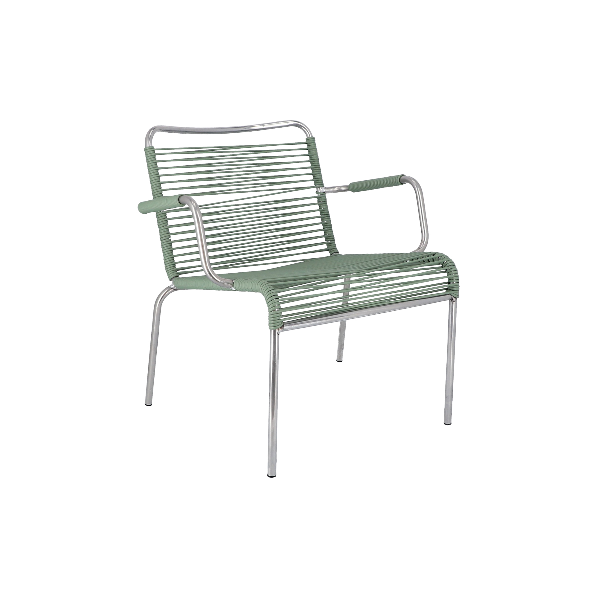 FIAM - Mya Outdoor Lounge Chair with Armrests, sage green