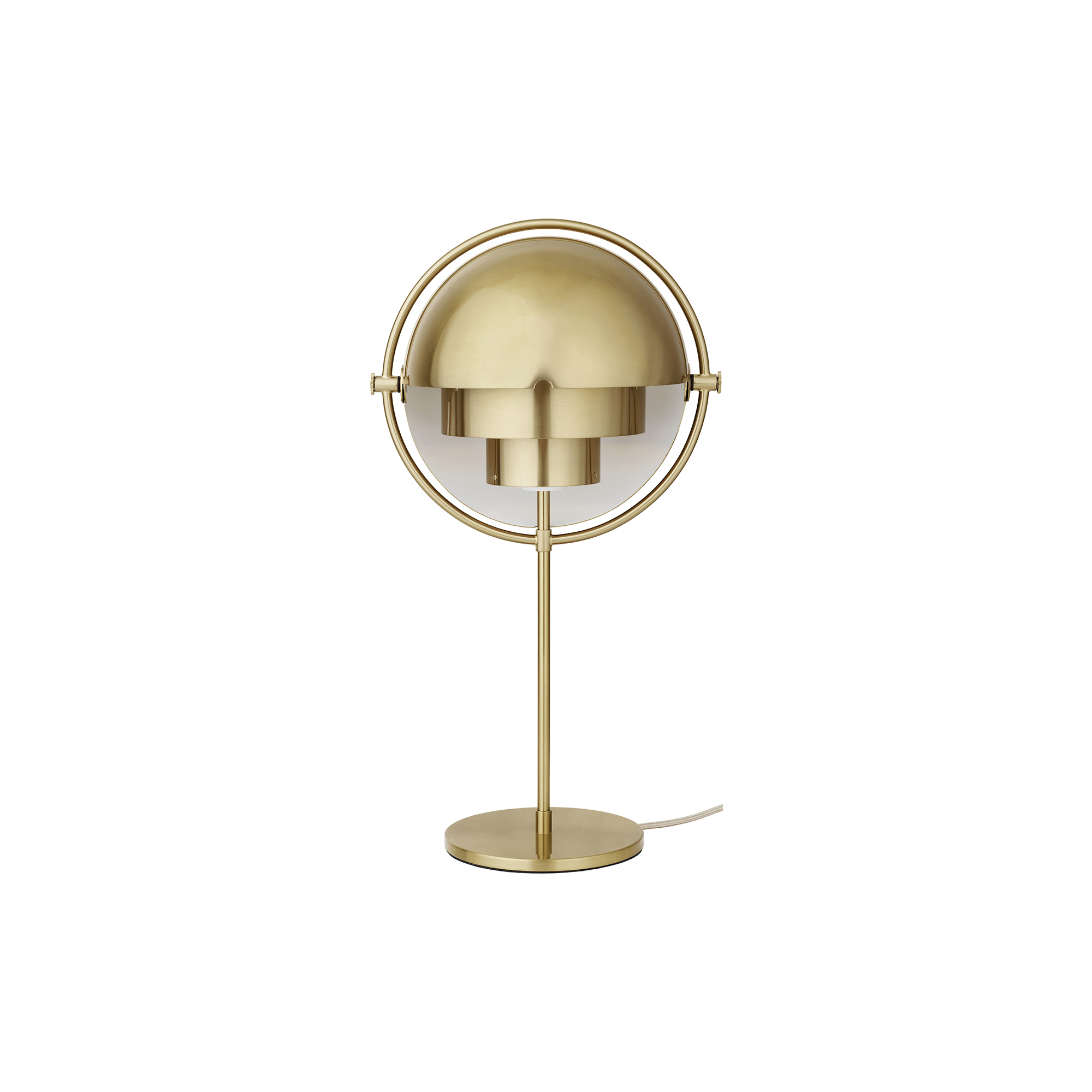 GUBI - Multi-Lite Table Lamp, brass - H: 50 x B: 27 x D: 25,5 cm.