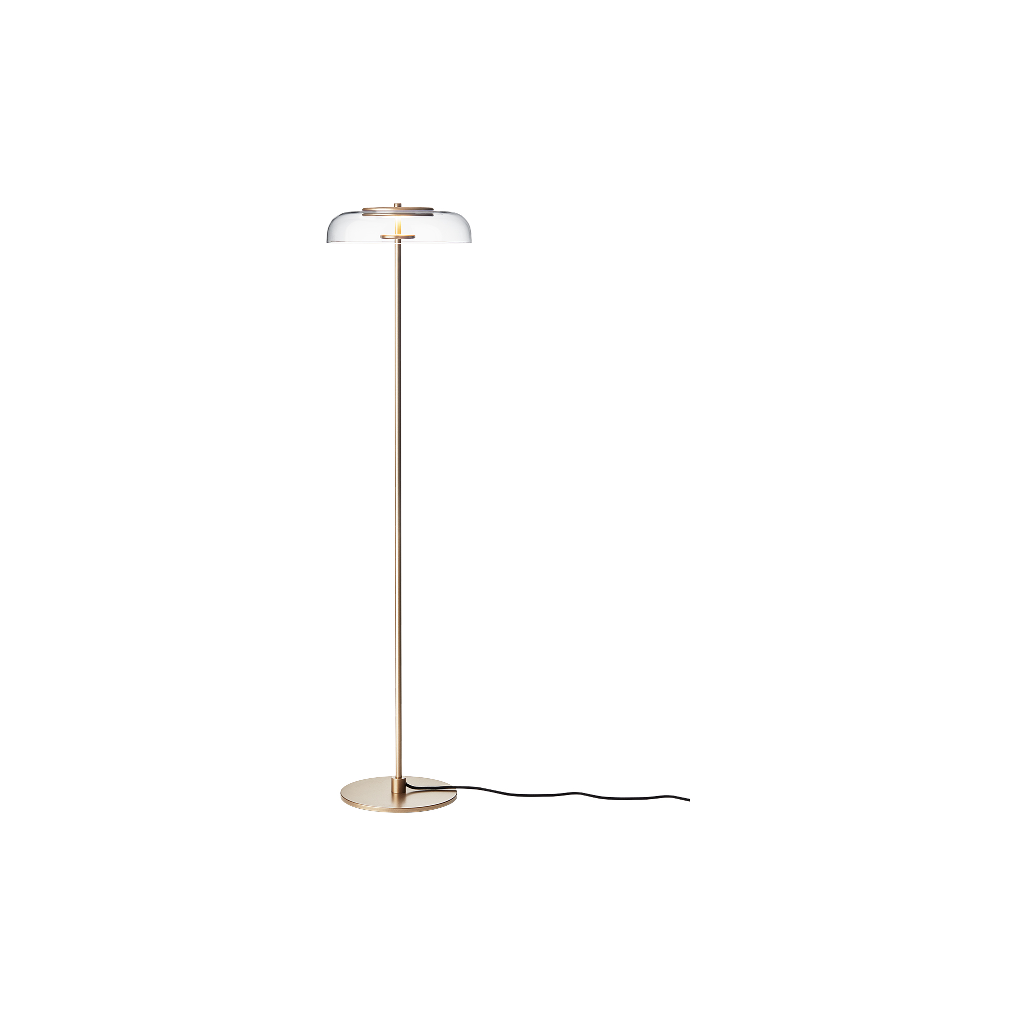 Nuura - Blossi Floor Lamp, nordic gold/clear