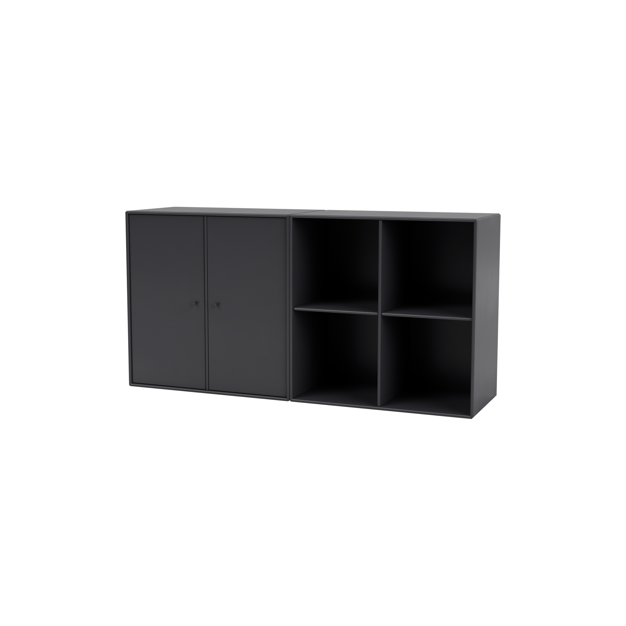 Montana Furniture - PAIR klassisk skænk, 04 anthracite