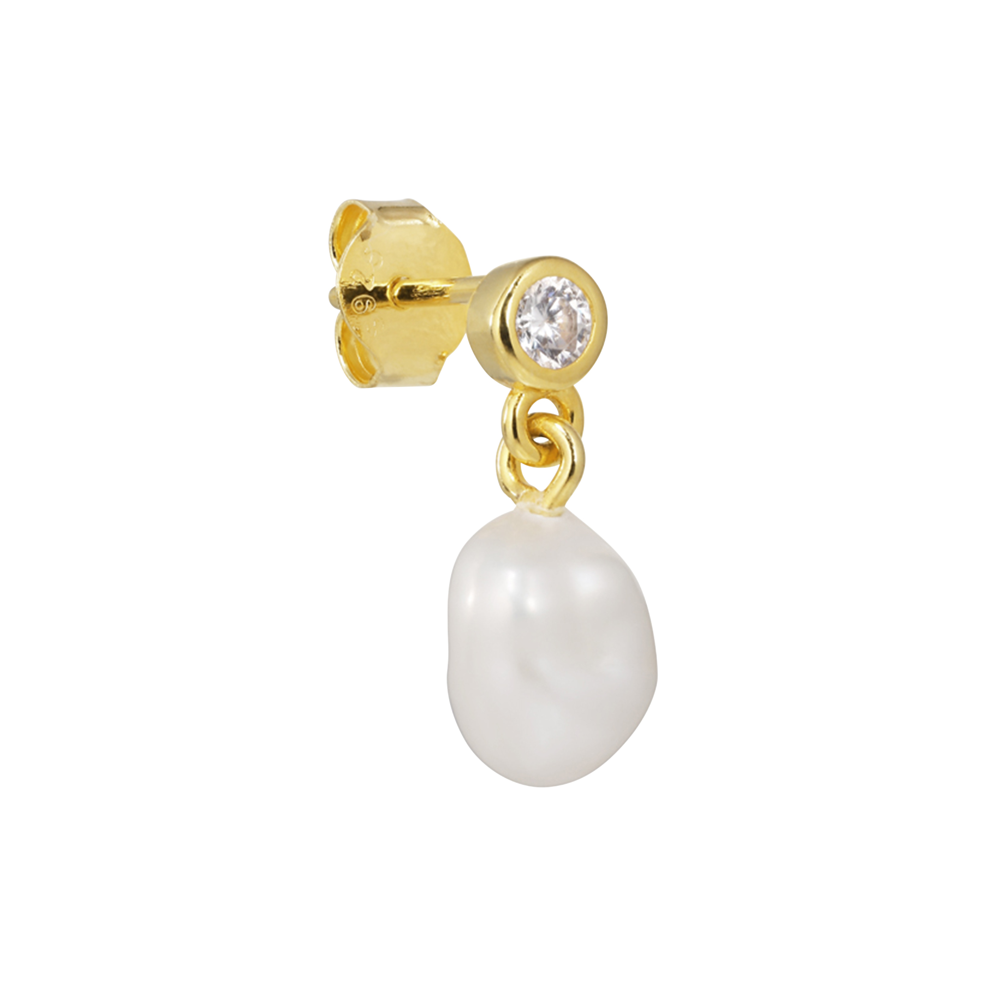 The Earring Shop - Meteor Stud, forgyldt