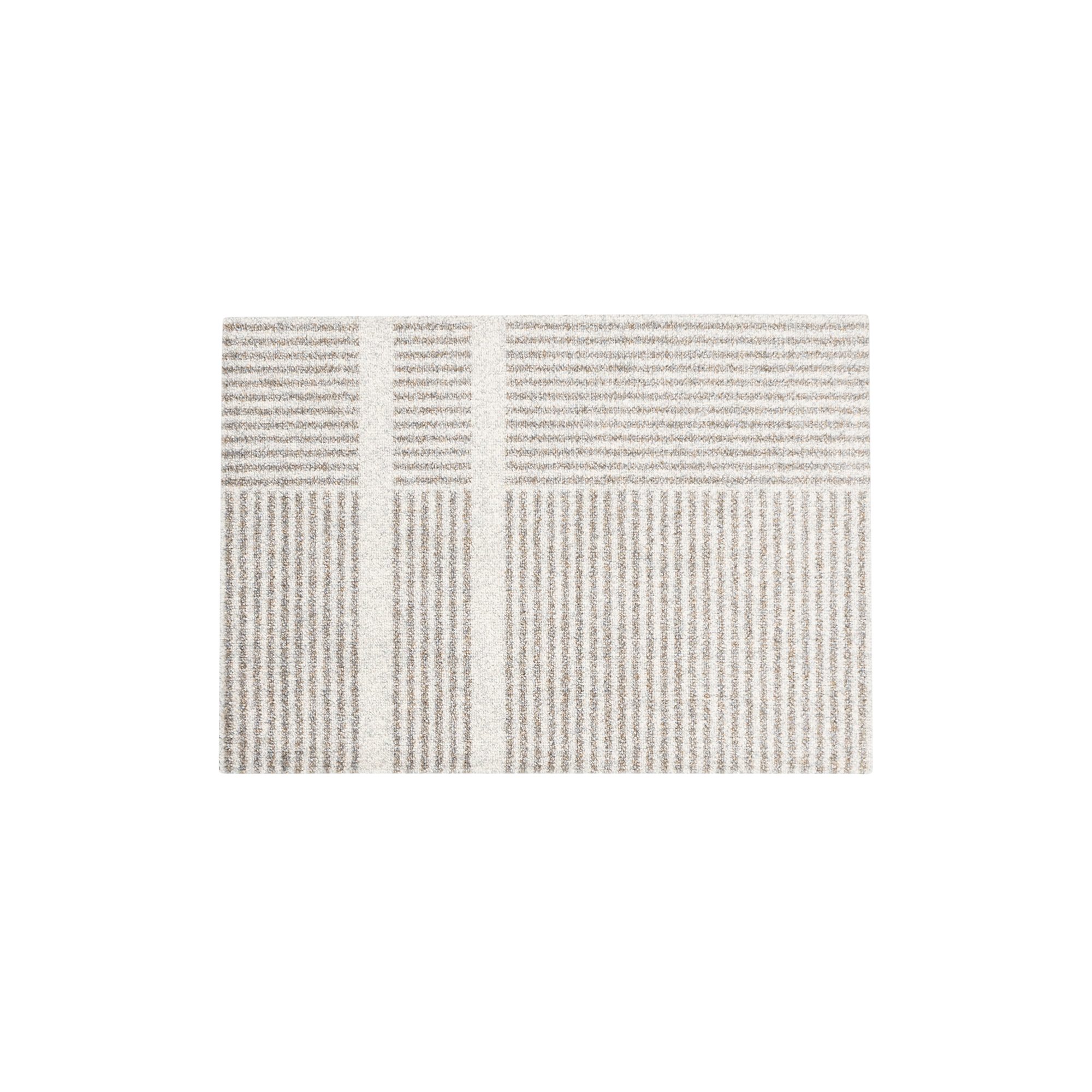 Heymat - Løype Breezy Beige dørmåtte - 60x85 cm