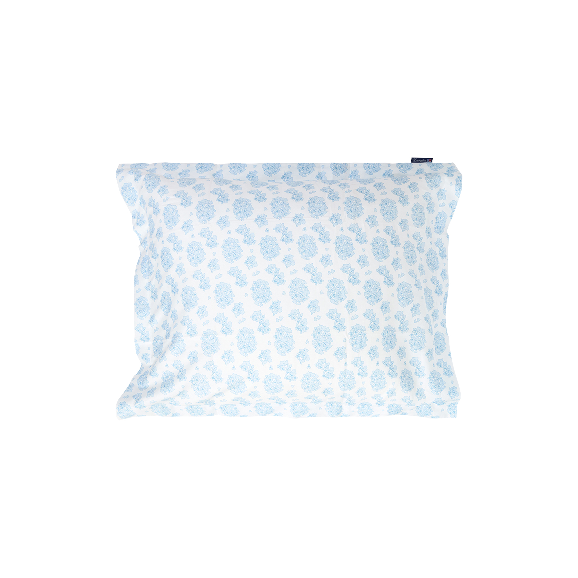 Lexington - Floral Sateen Pillowcase, blue/white - 60x63 cm
