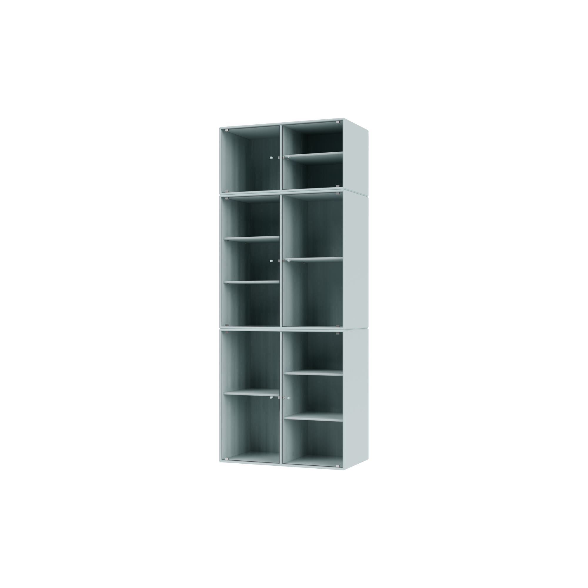 Montana Furniture - RIPPLE IV vitrineskab, 148 flint