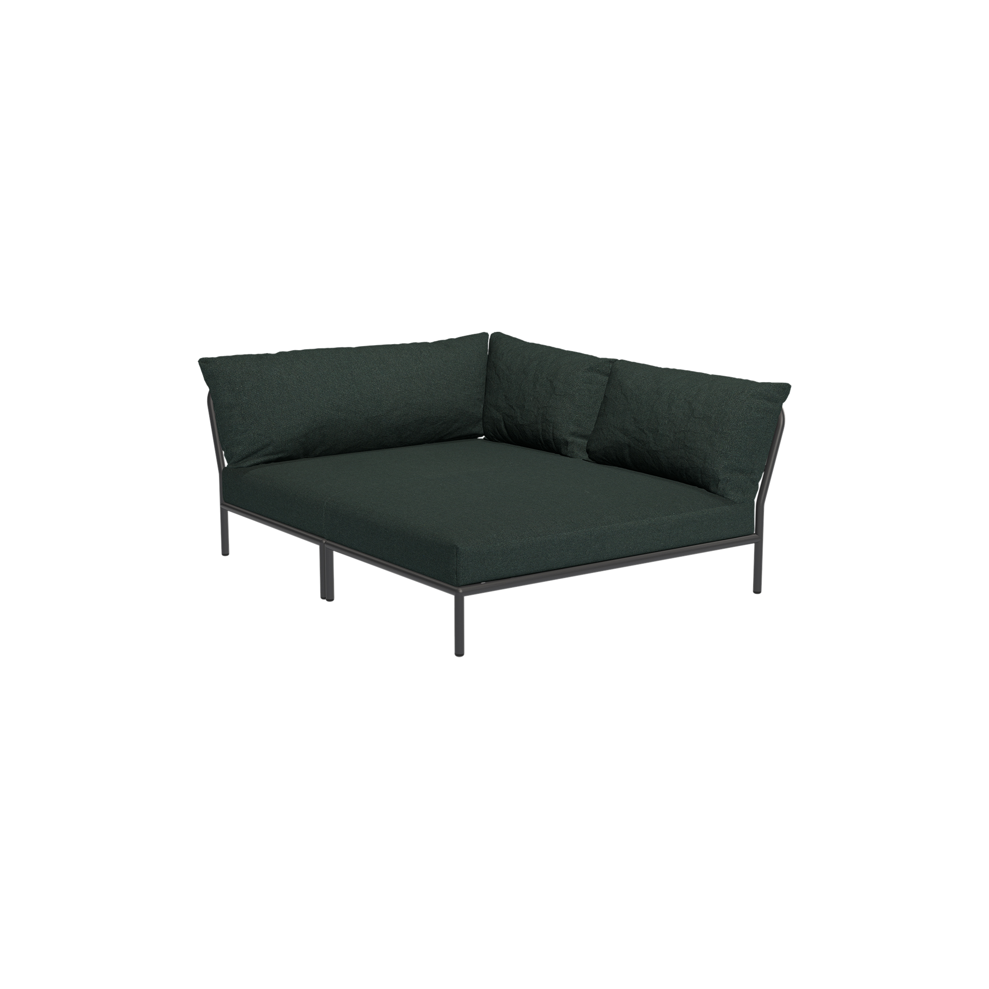 HOUE - LEVEL2 Cozy højrevendt loungesofa, Sunbrella Heritage alpine - H: 68,5 x B: 173,5 x D: 139 cm.