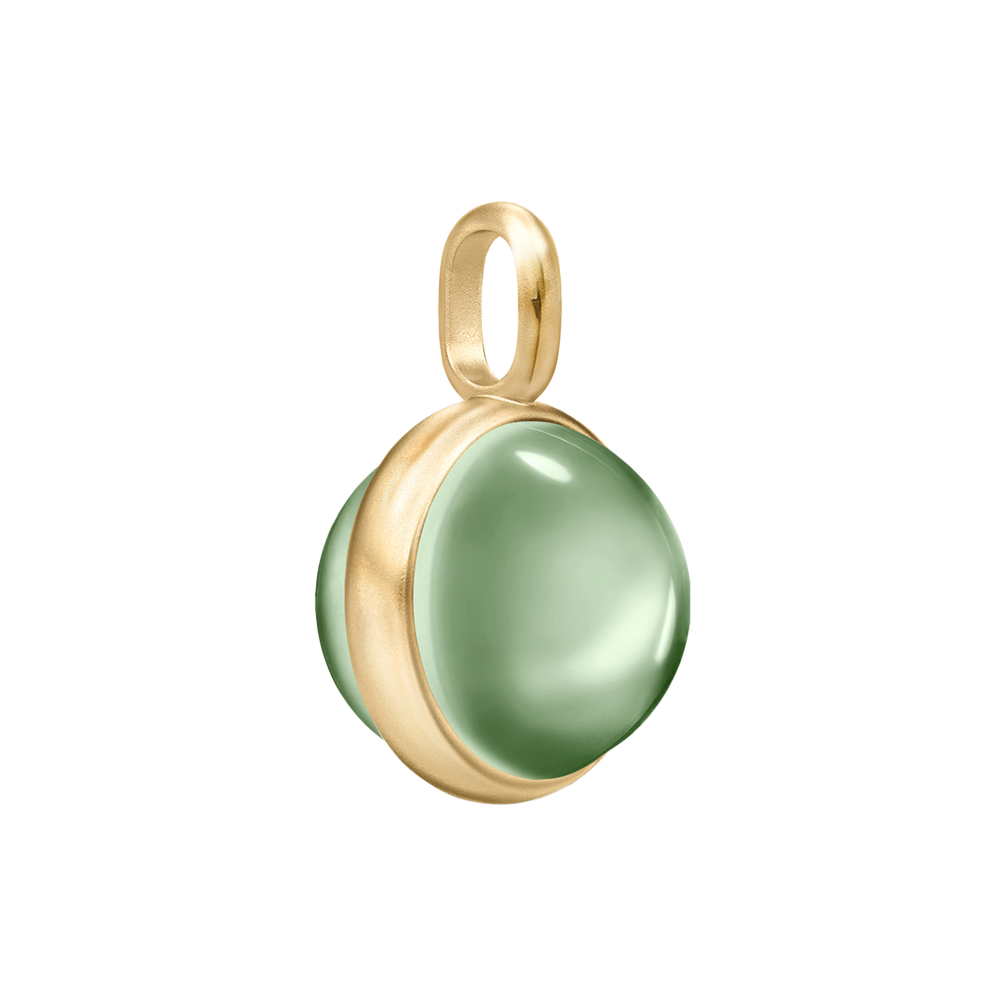 Julie Sandlau - Prime Vedhæng, gold/green amethyst