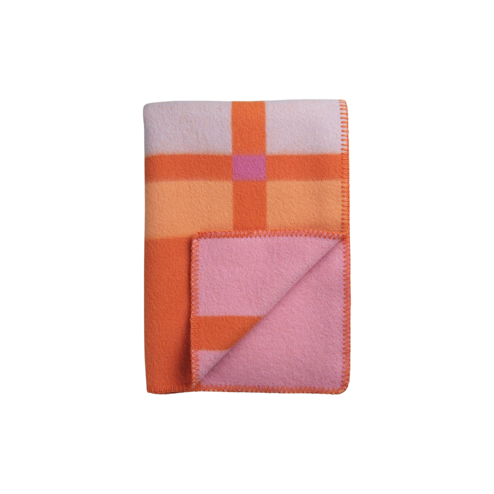 Røros Tweed - CITY Throw, orange