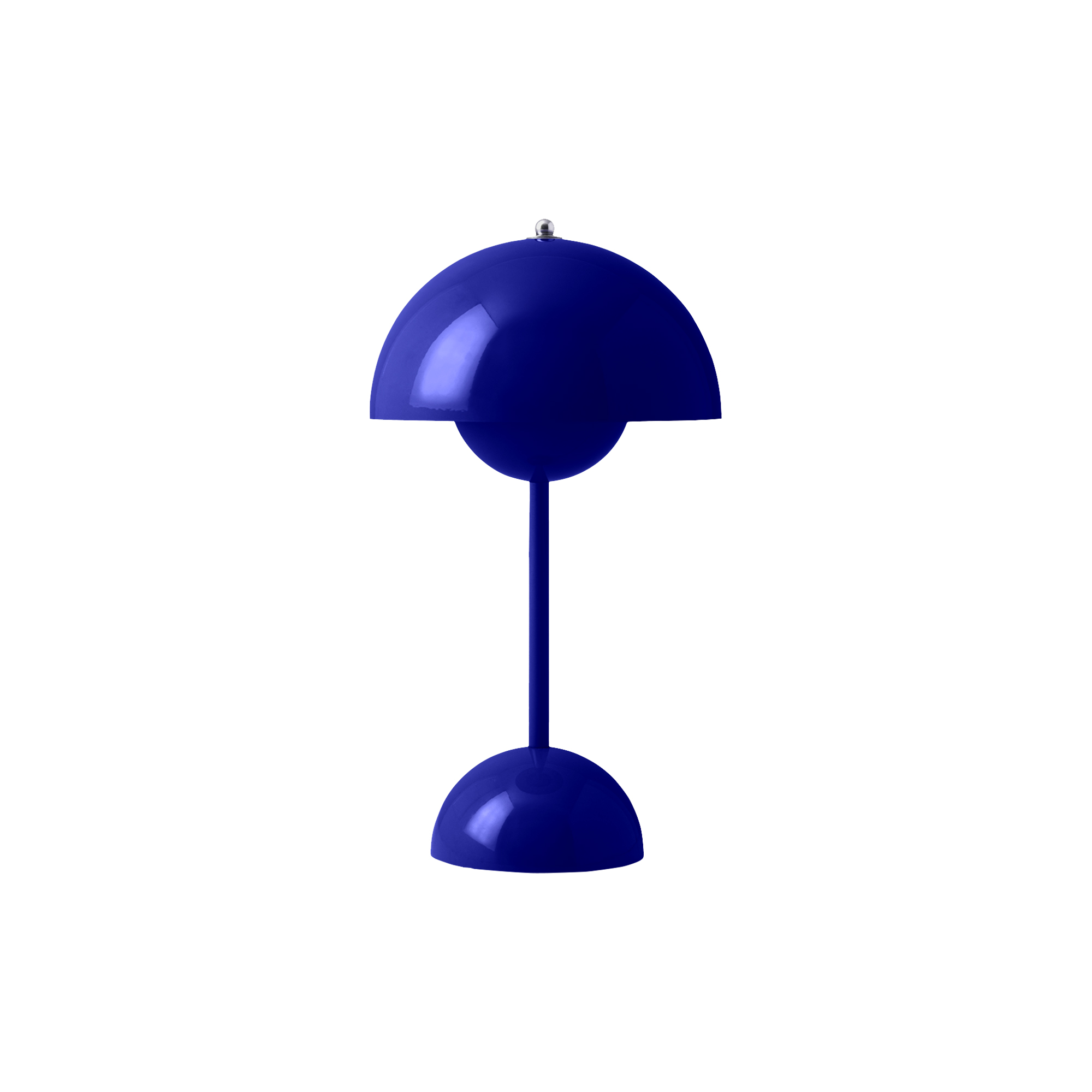 &Tradition - Flowerpot VP9 Portable Table Lamp, cobalt blue - H: 29,5 x Ø 16 cm.