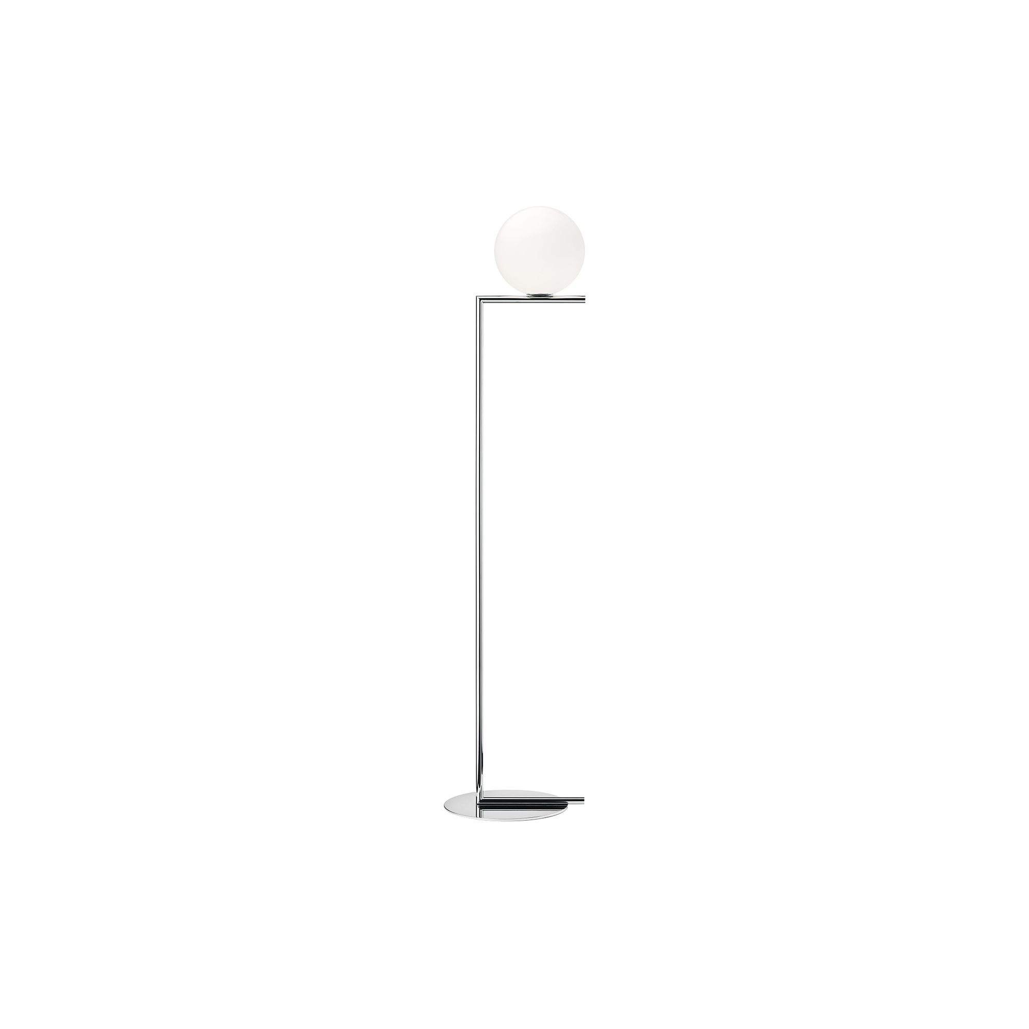 Flos - Flos IC F1 gulvlampe, krom - 135x dia.: 20 cm.