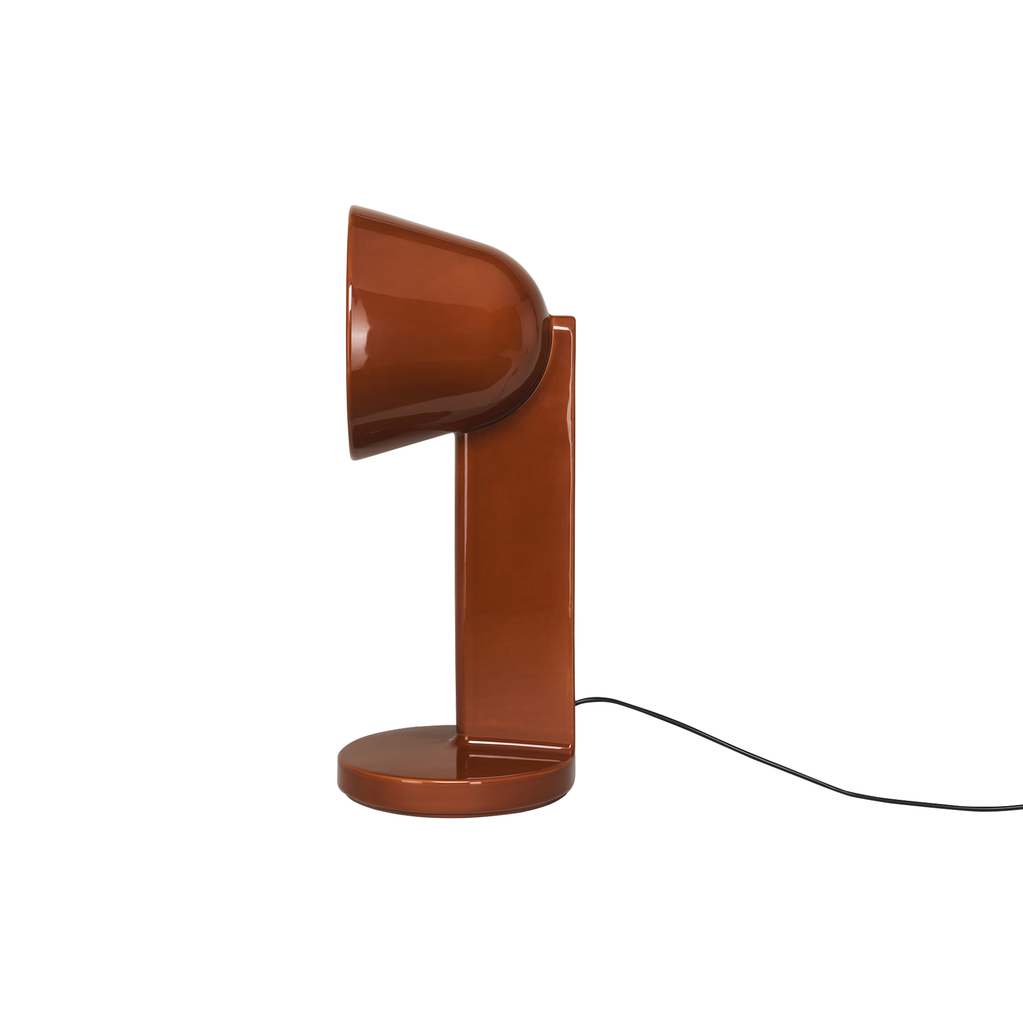 Flos - Céramique Side bordlampe, rust red - H: 50 x B: 10 x Ø 19,5 cm.