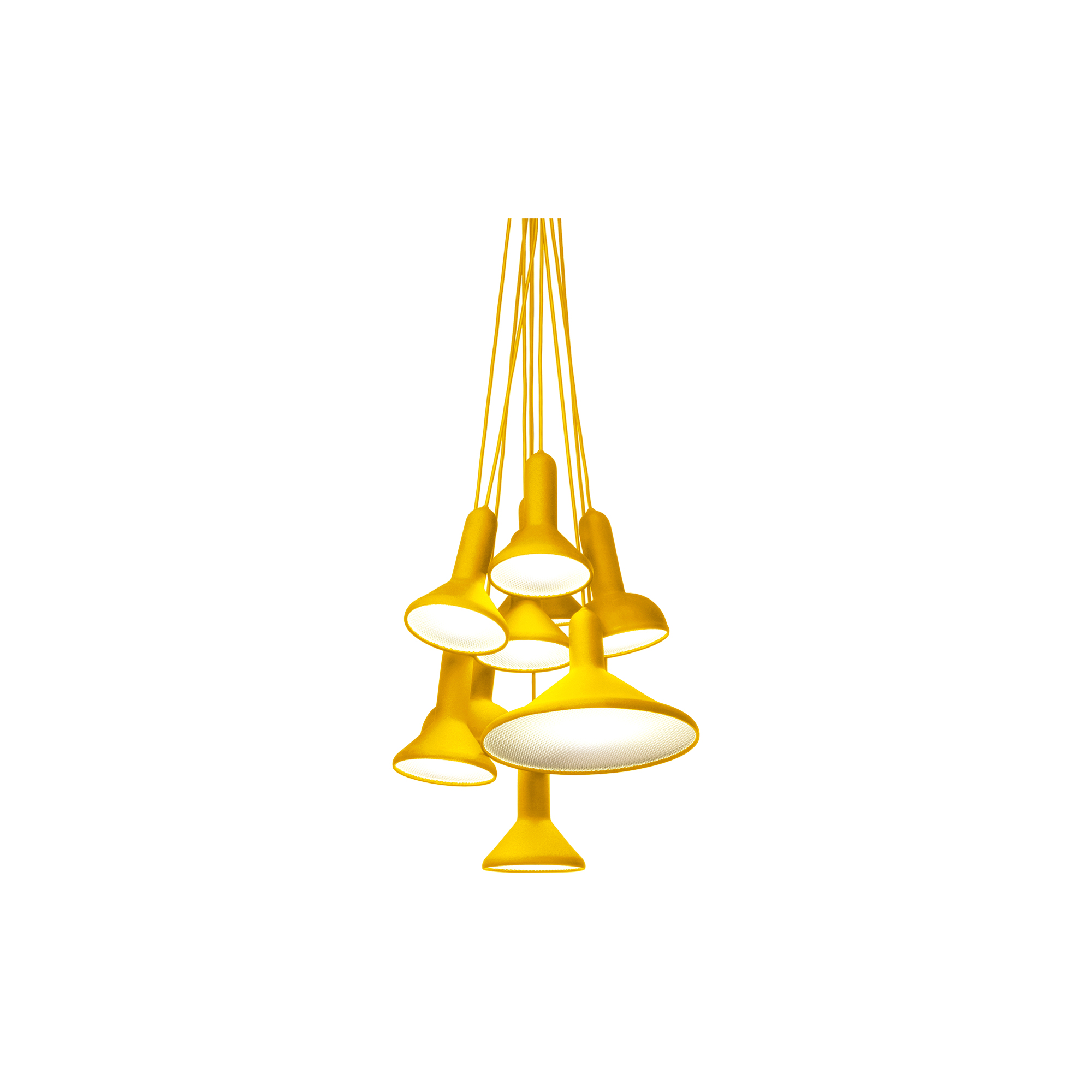 Established & Sons - TORCH BUNCH S10 Bunch, yellow