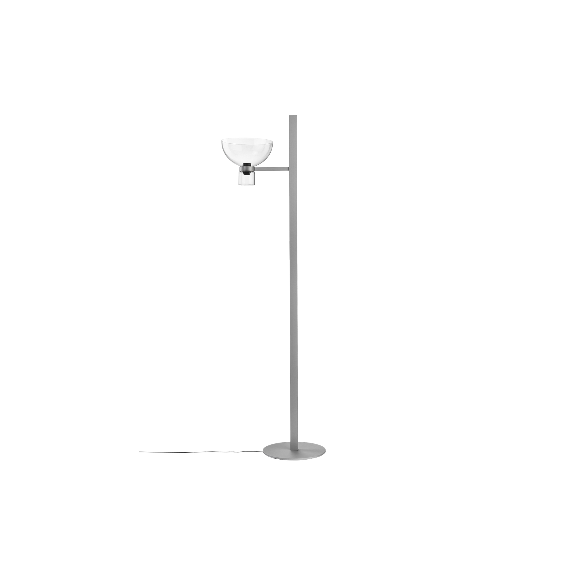 Flos - NOCTURNE F1 BOWL Floor Lamp, silver