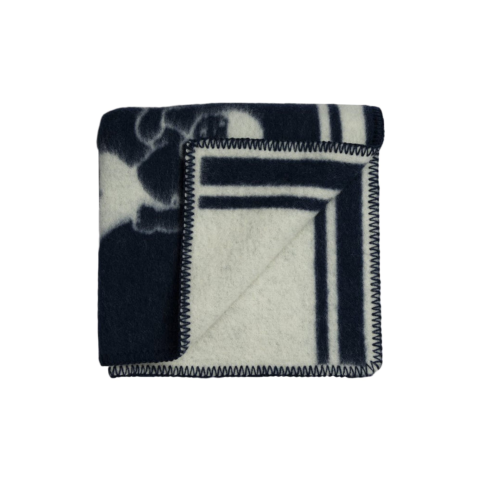 Røros Tweed - SAU Half Size Throw, black