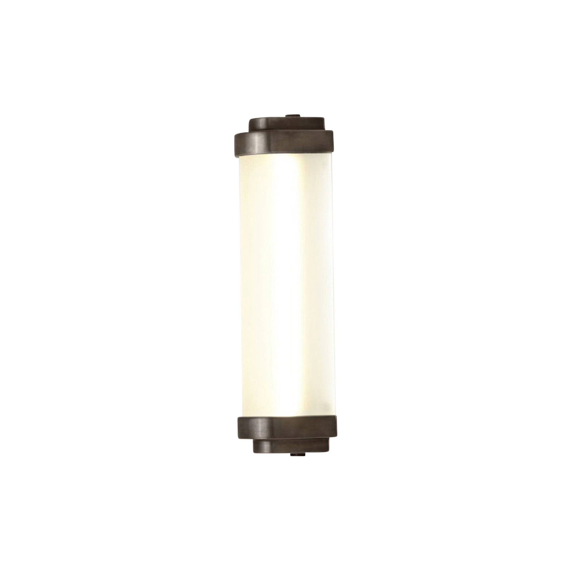 Original BTC - Cabin LED Wall Light 27 cm, weathered brass/frosted