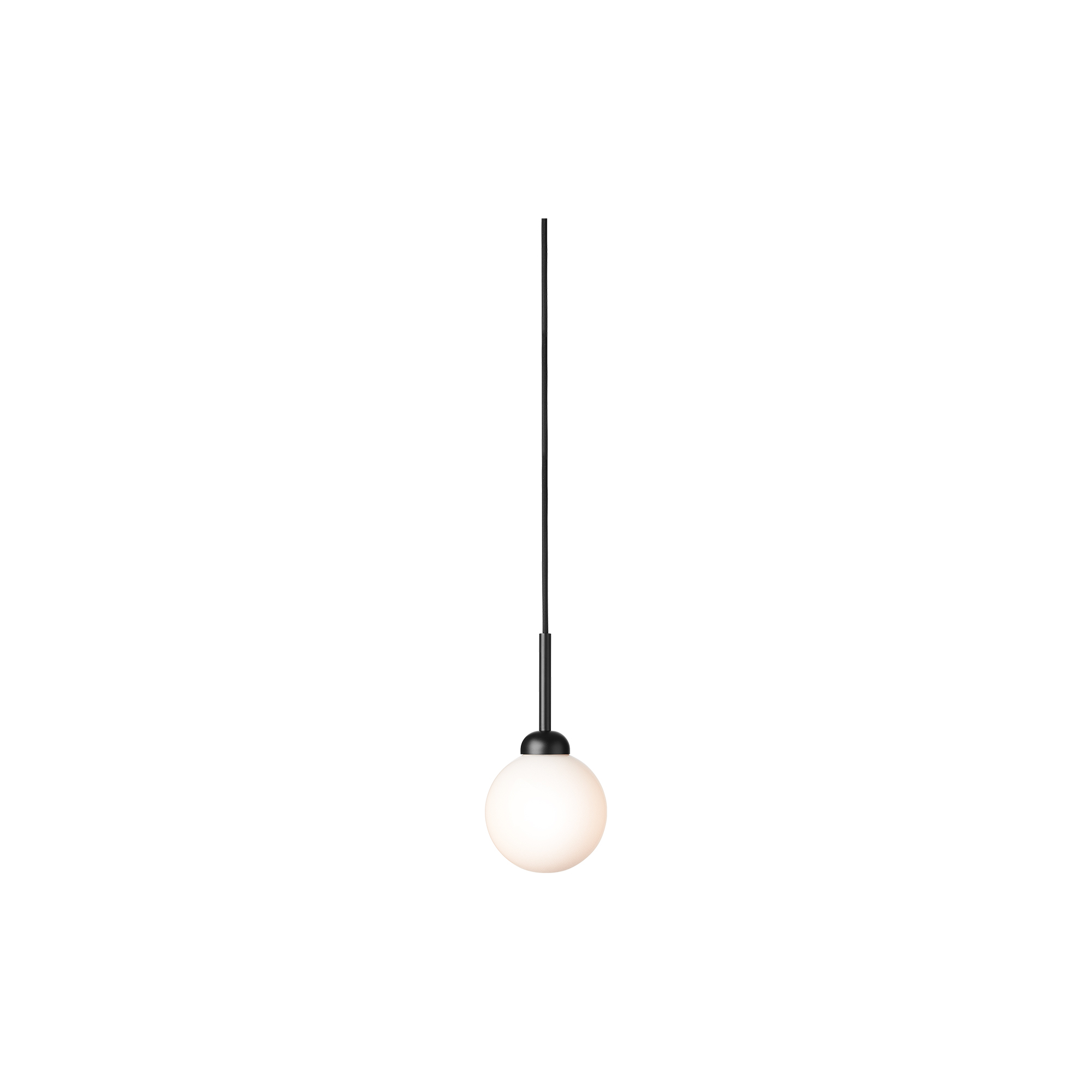 Nuura - Apiales 1 Small Pendant, satin black/opal