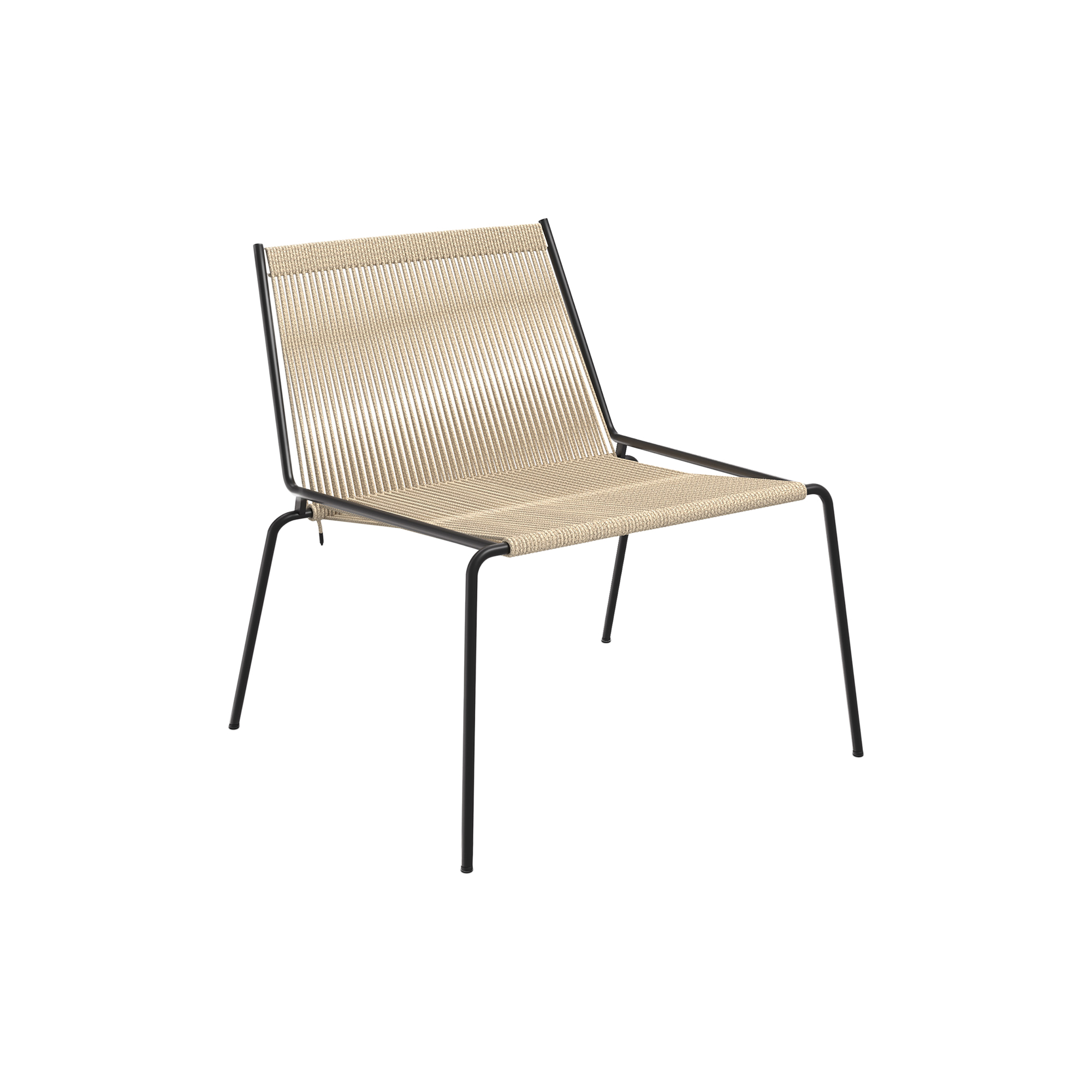 Thorup Copenhagen - Noel Lounge Chair, black/nature