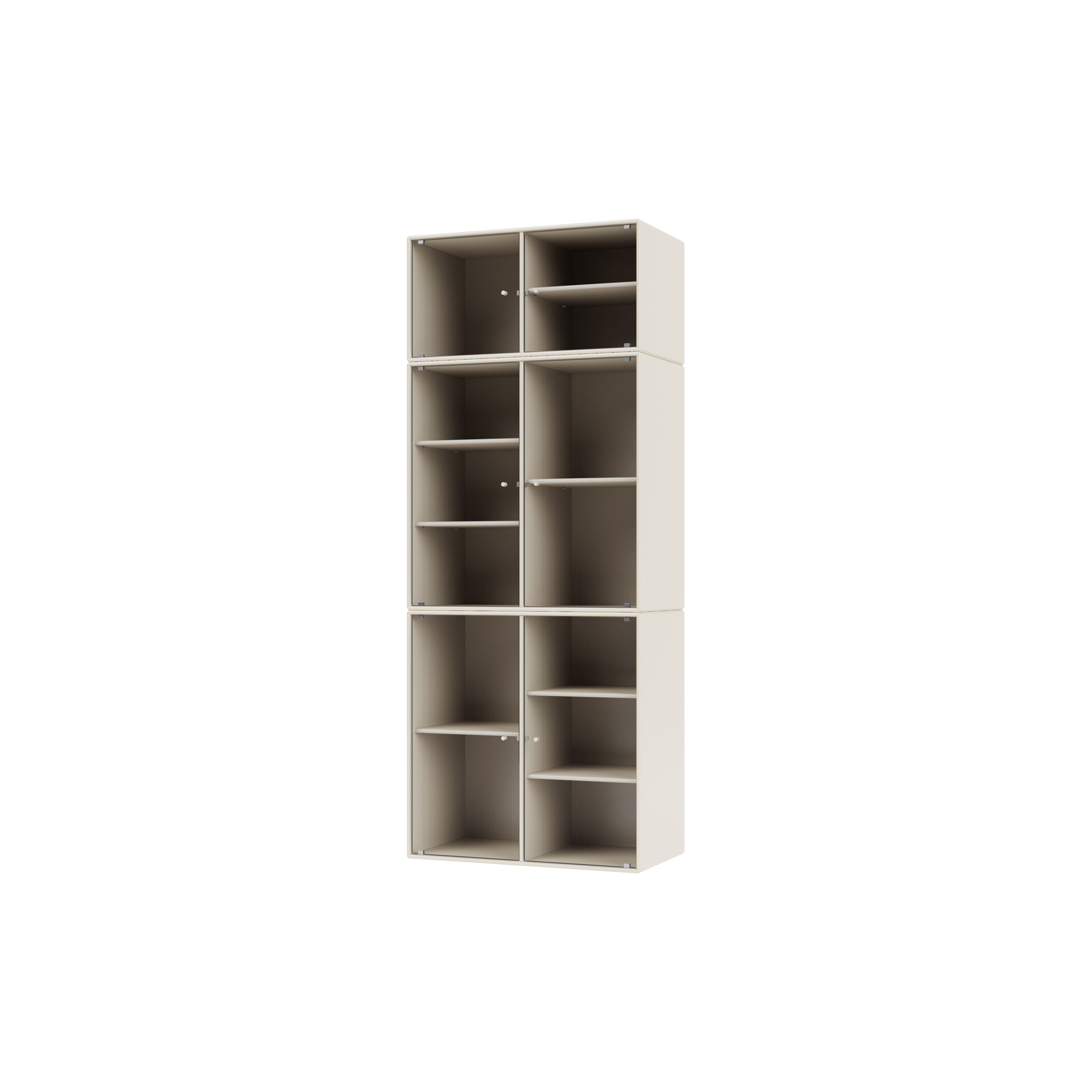 Montana Furniture - RIPPLE IV vitrineskab, 158 oat