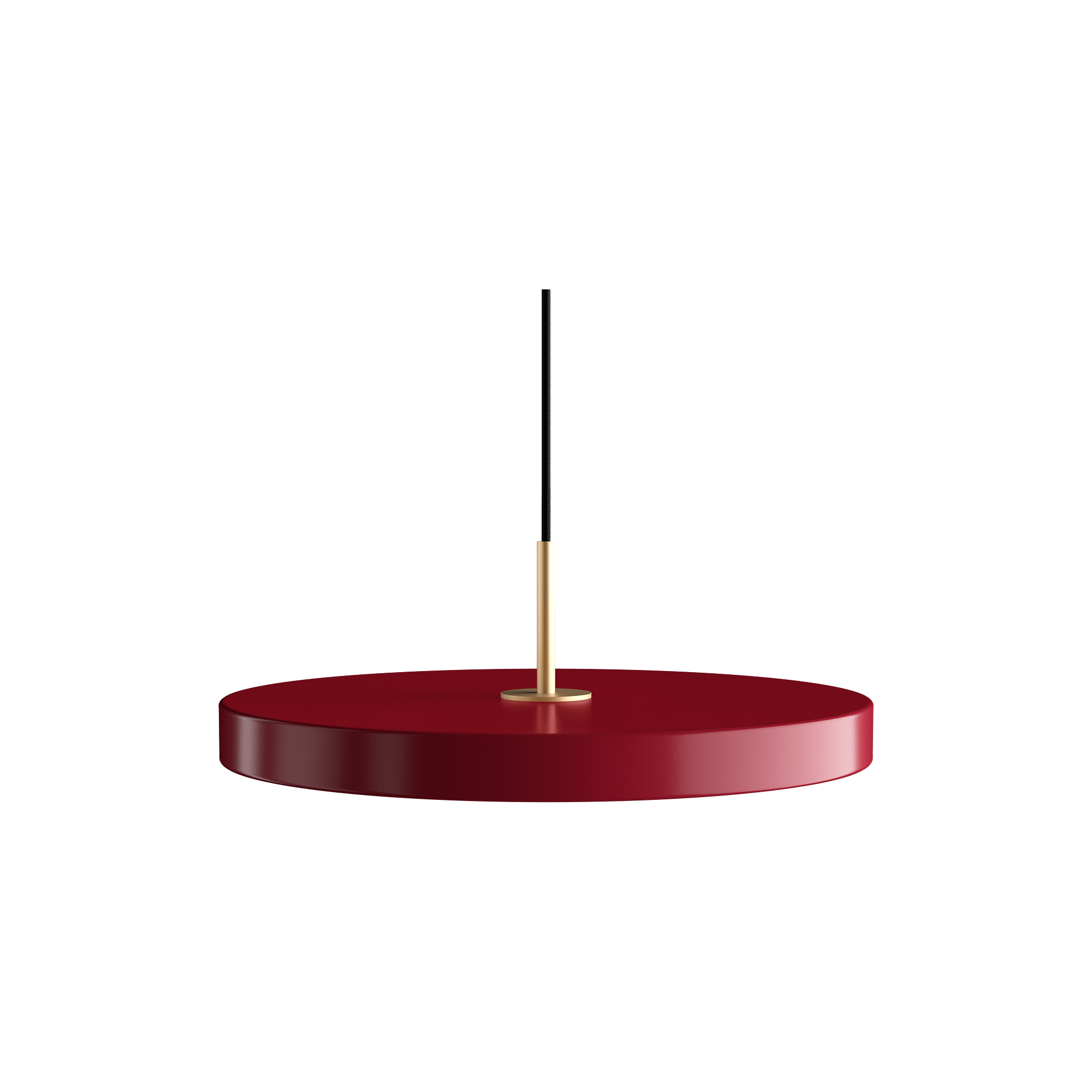 UMAGE - Asteria Plus Pendant, ruby red/brass