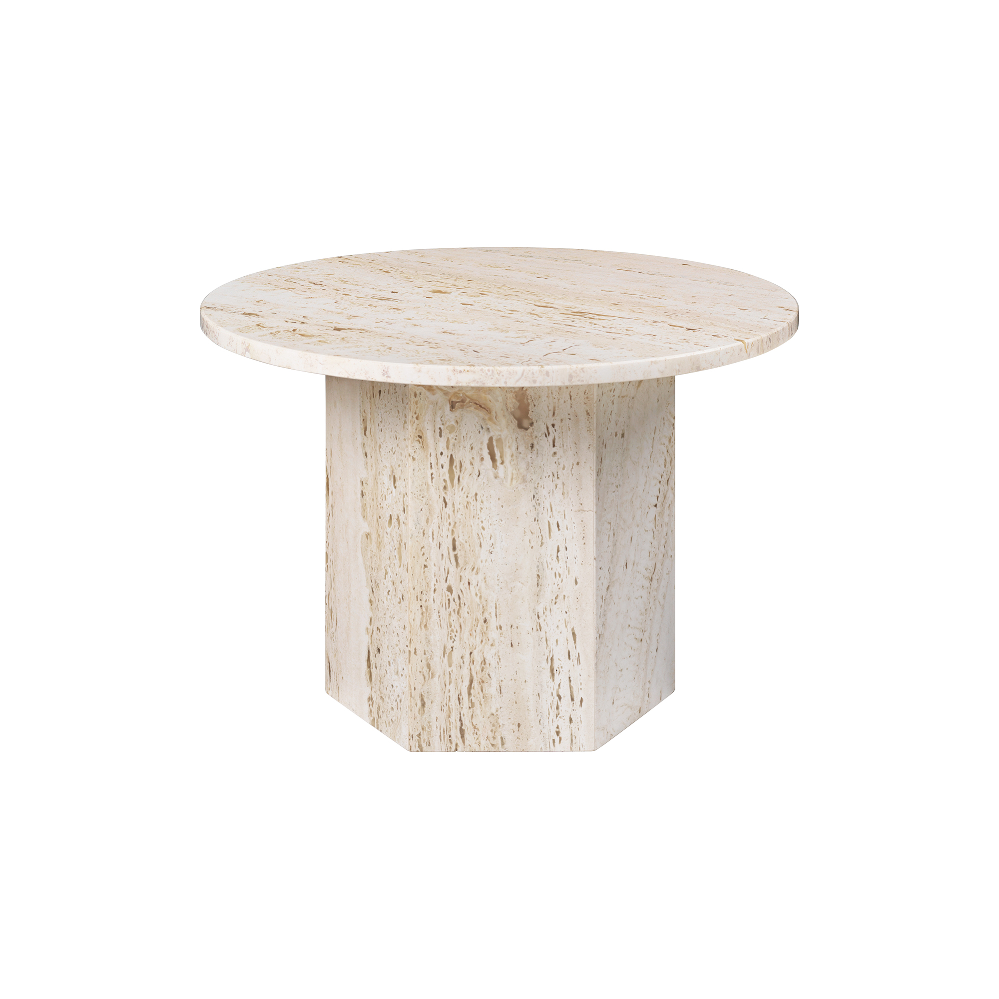 GUBI - Epic Coffee Table, neutral white - Ø60 cm