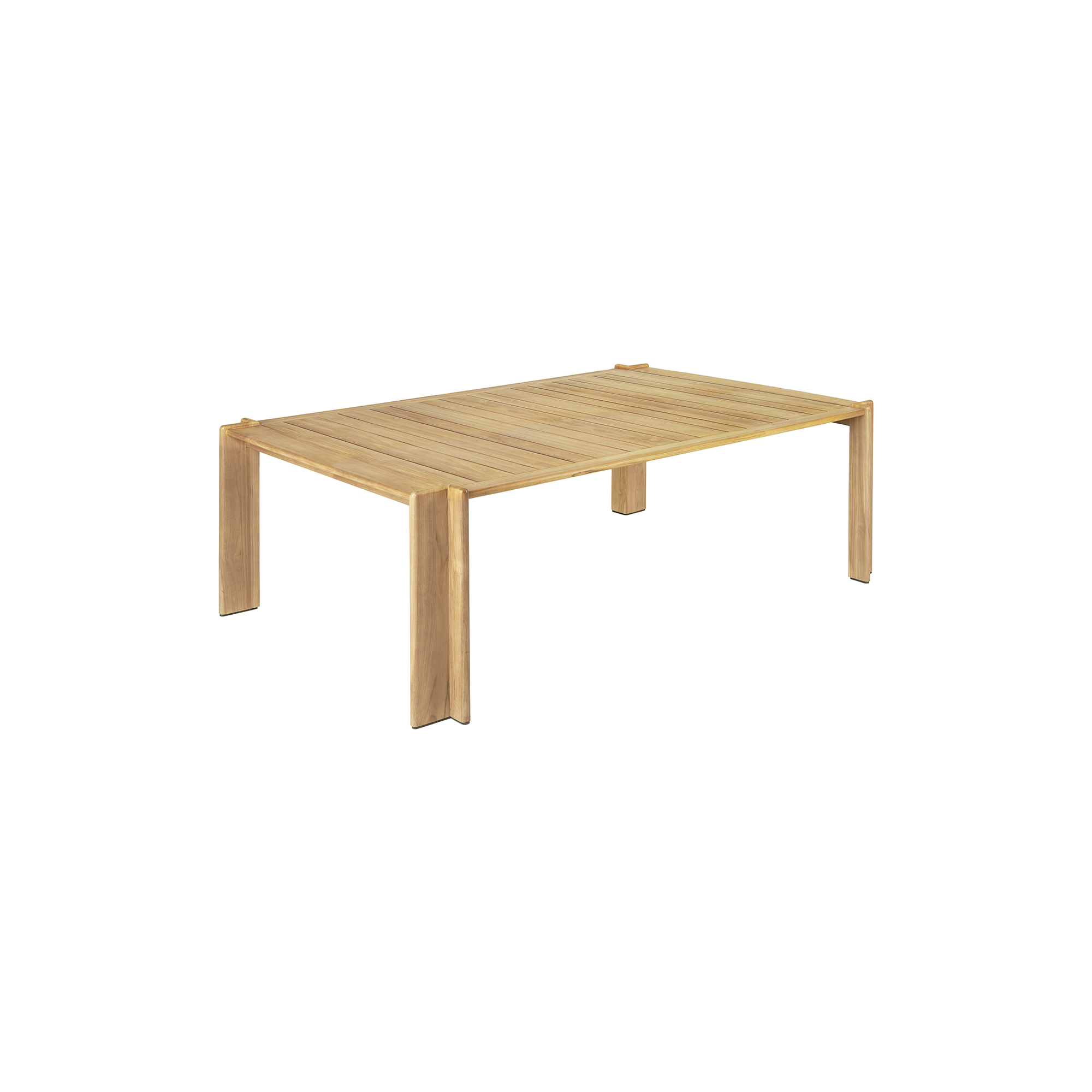 GUBI - Atmosfera Dining Table, teak - 105x209 cm