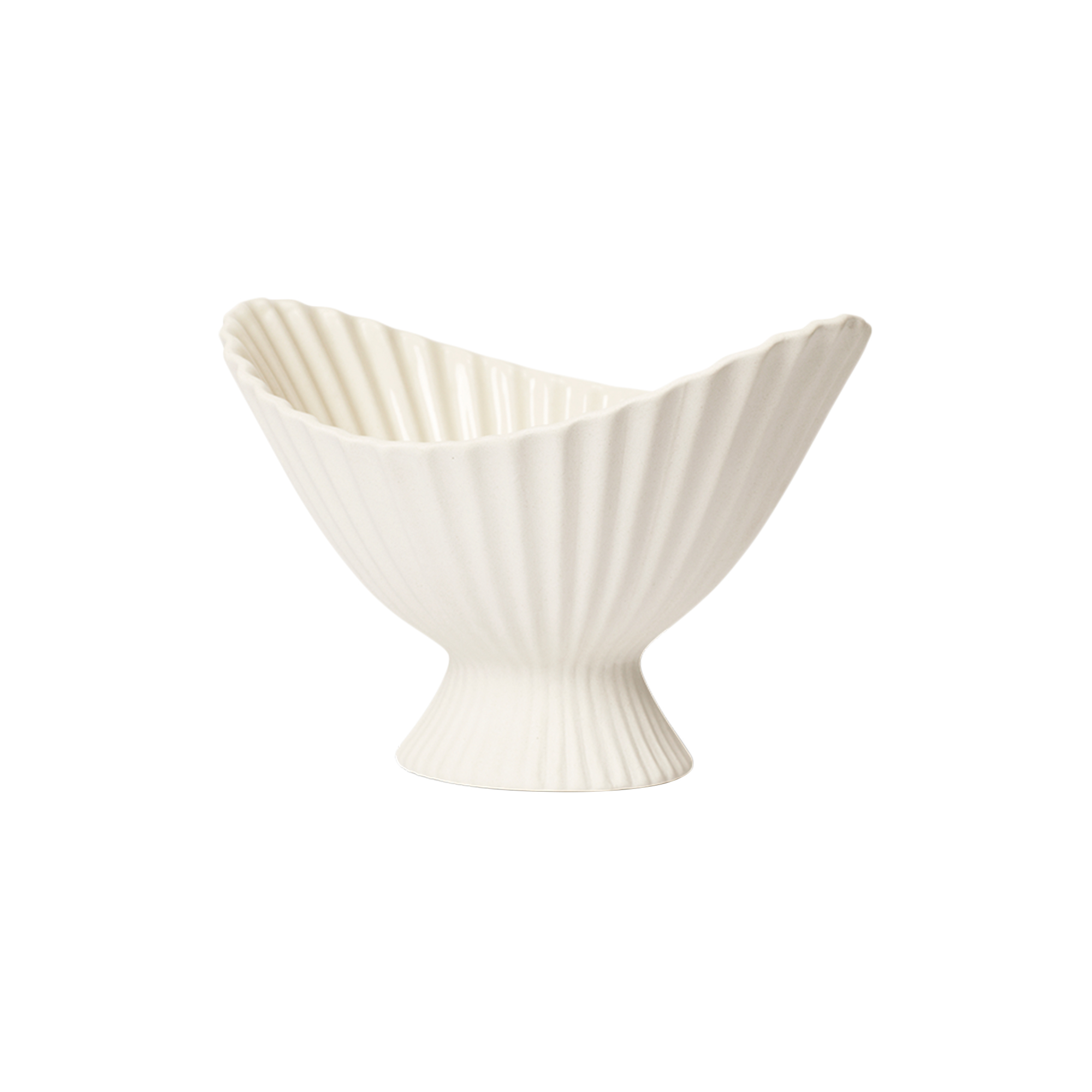 Ferm Living - Fountain Skål Small, off-white - Small