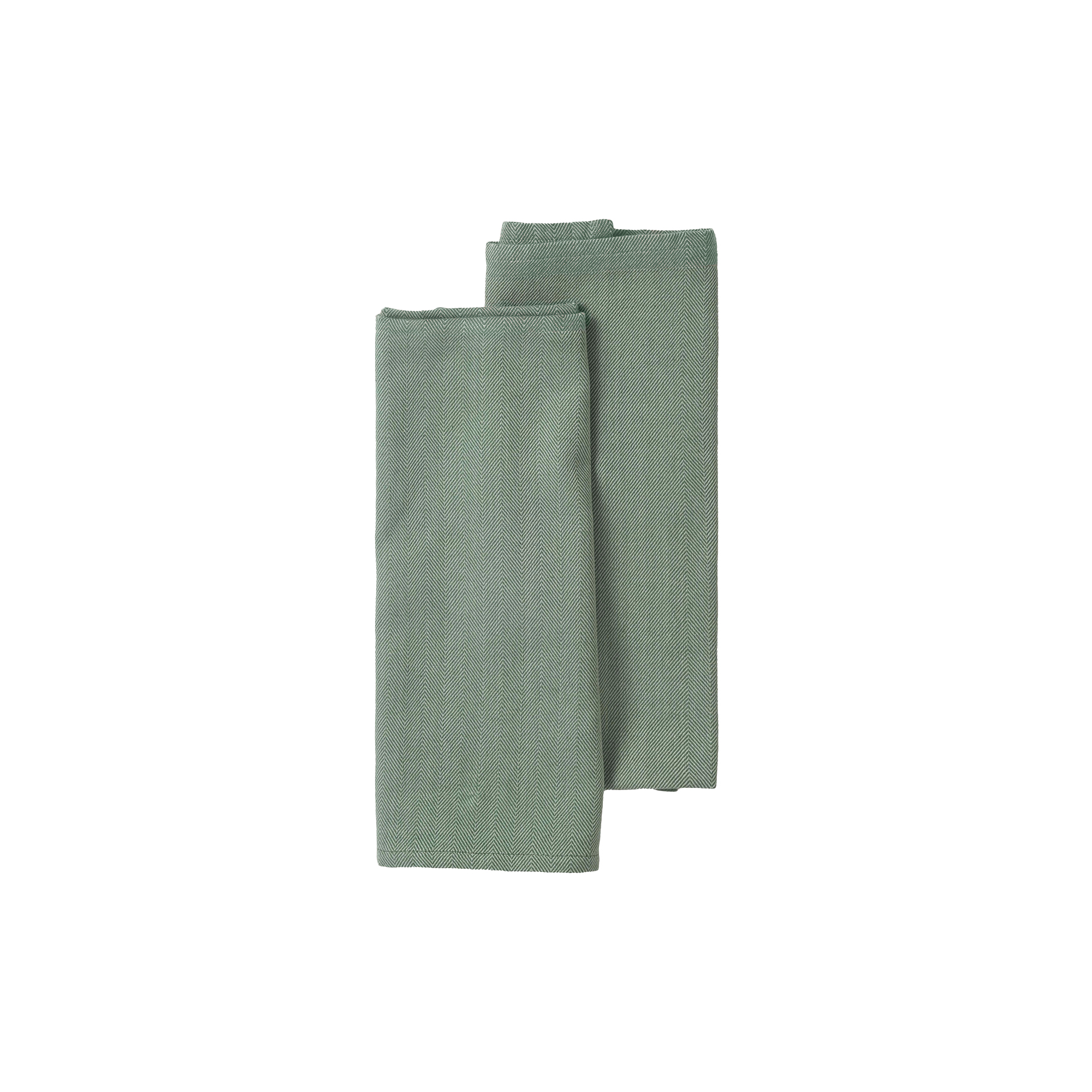 EKTA Living - Napkin Herringbone twill 2 stk., green