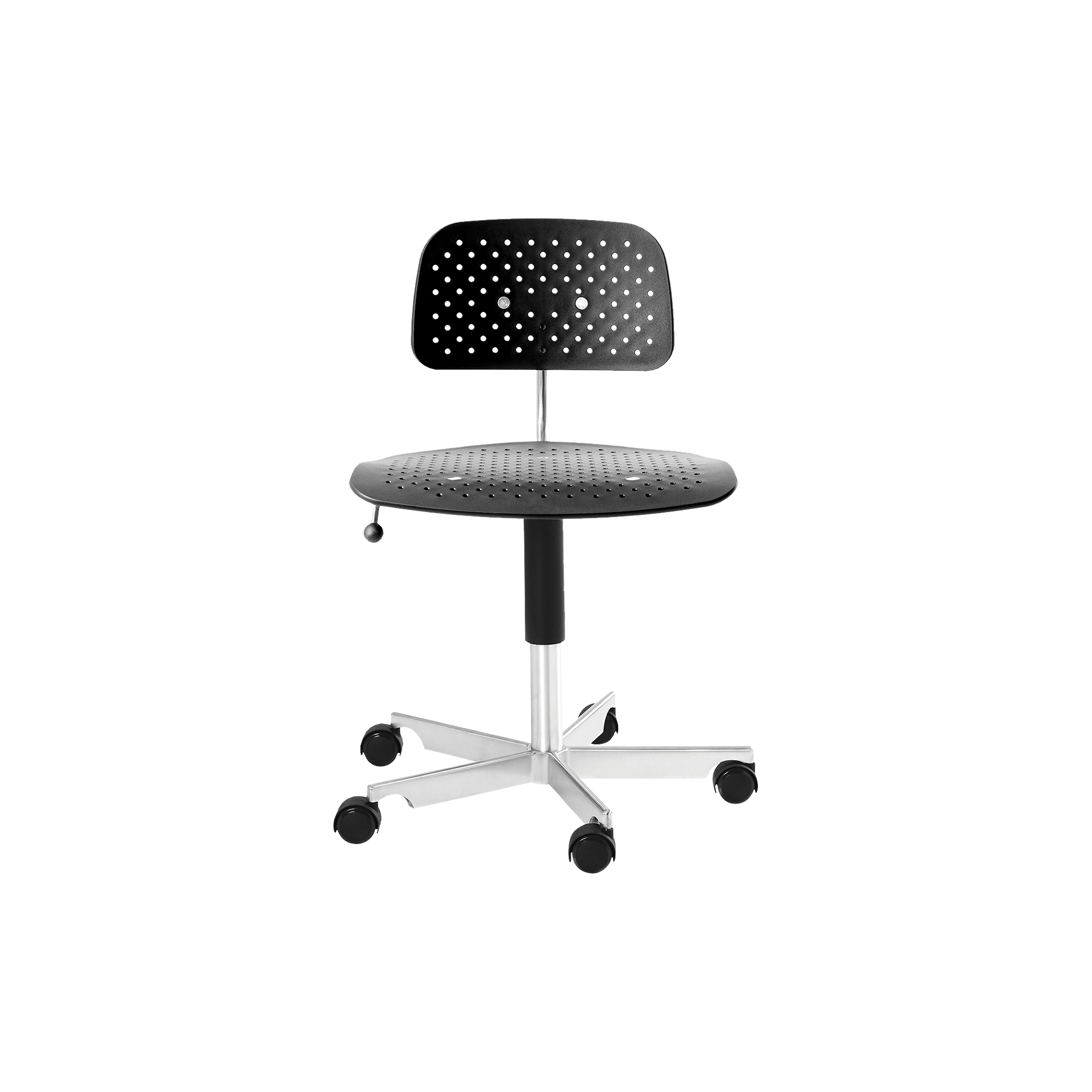 Montana Furniture - KEVI Air kontorstol, sort - H: 77,5 x B: 56 x D: 56 cm.