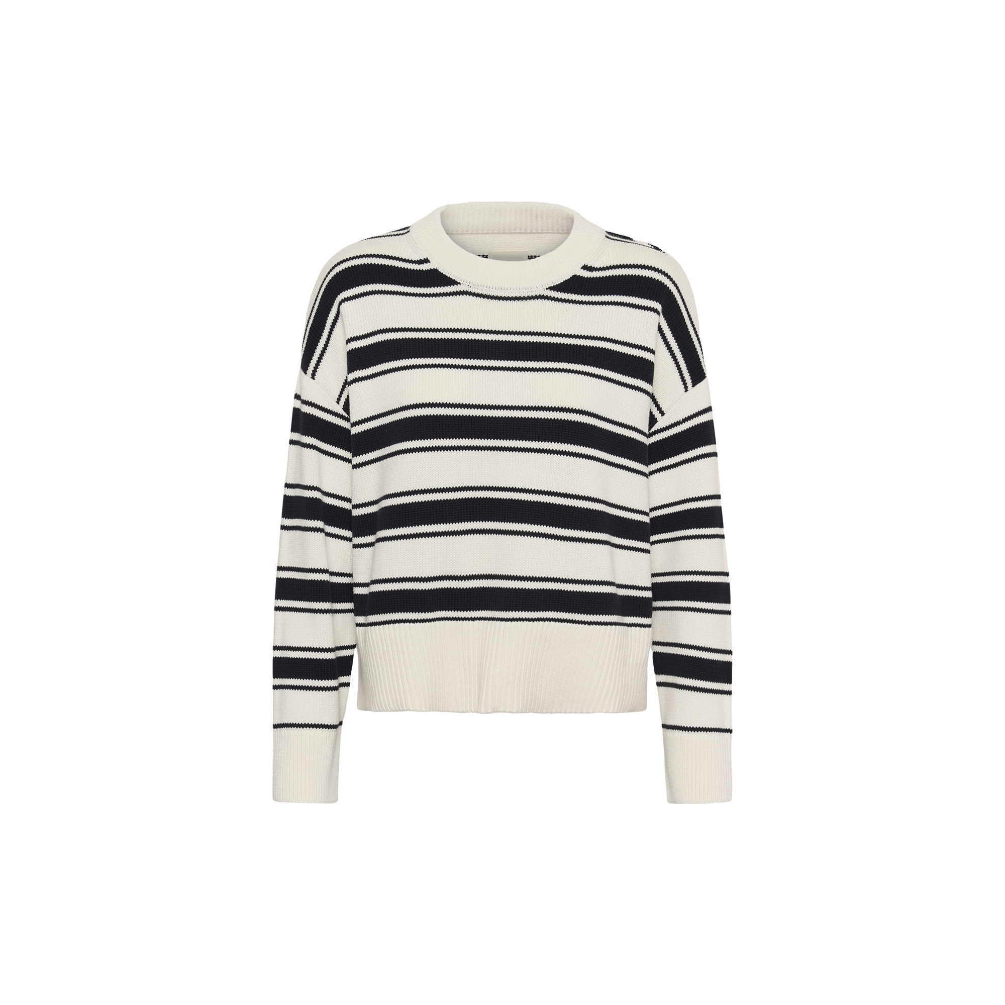 Part Two - SerafinePW Pullover, dark navy trio stripe - Str. L