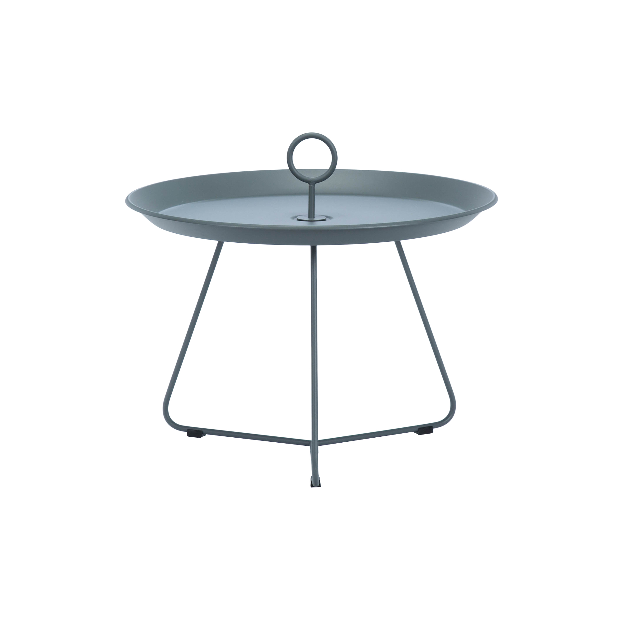 HOUE - EYELET bakkebord, dark grey - H: 43,5 x Ø 60 cm.