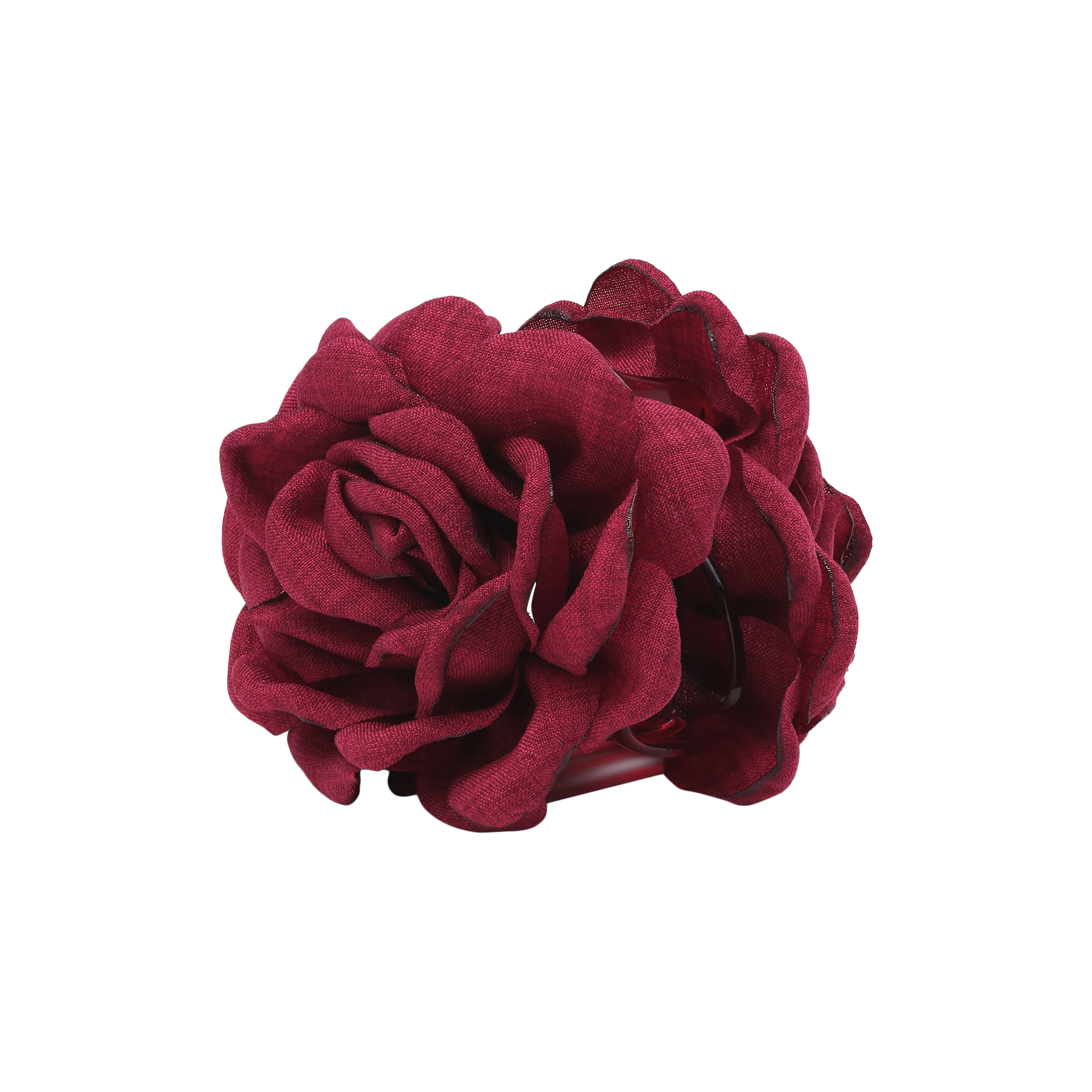 SUI AVA - Rosa Hair Claw Middle, wine red