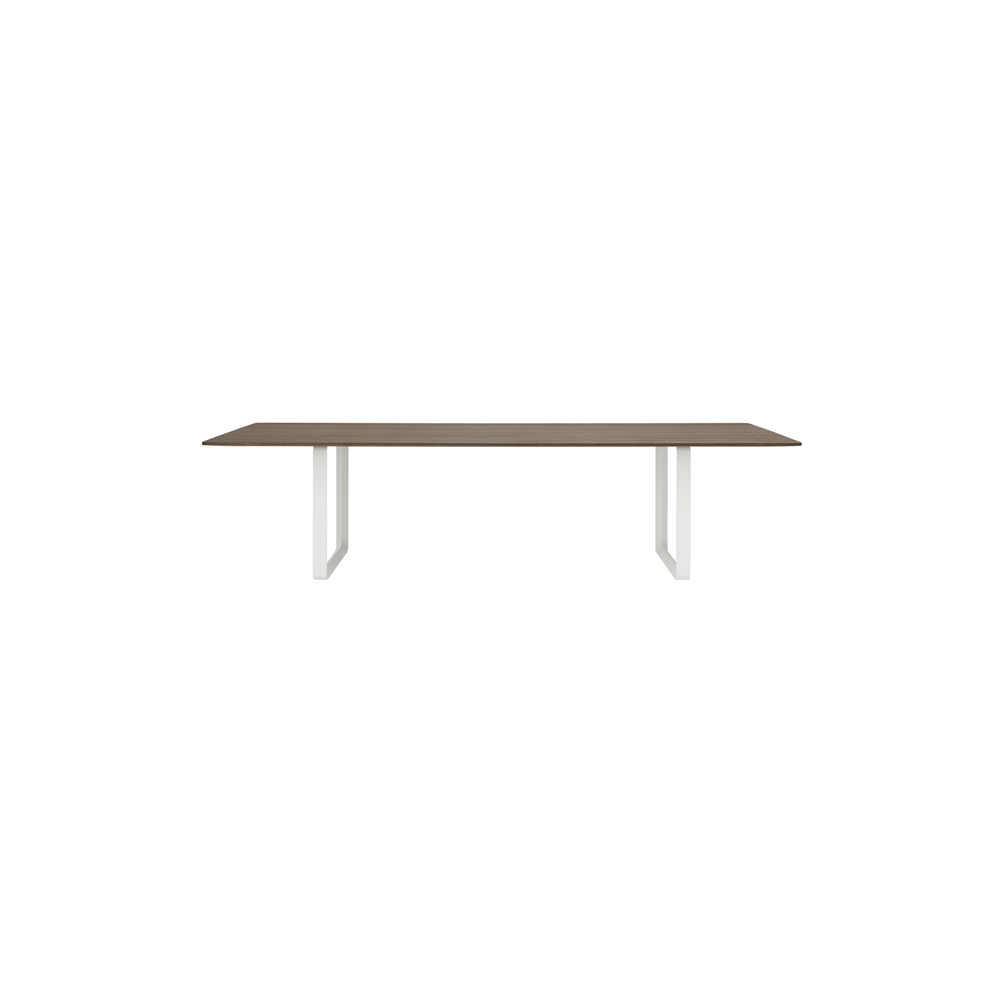Muuto - 70/70 Table, solid smoked oak/white - 295x108 cm