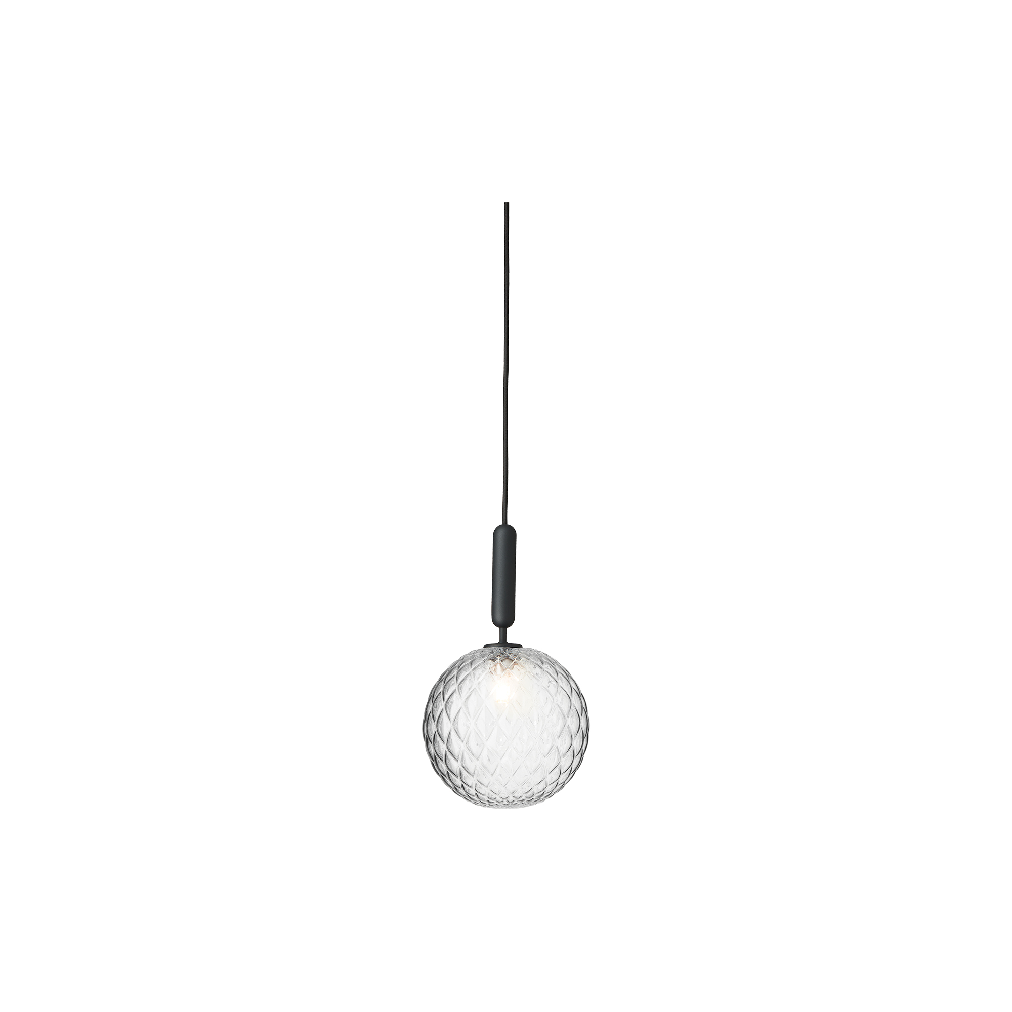 Nuura - Miira 1 Large Pendant, rock grey/optic clear