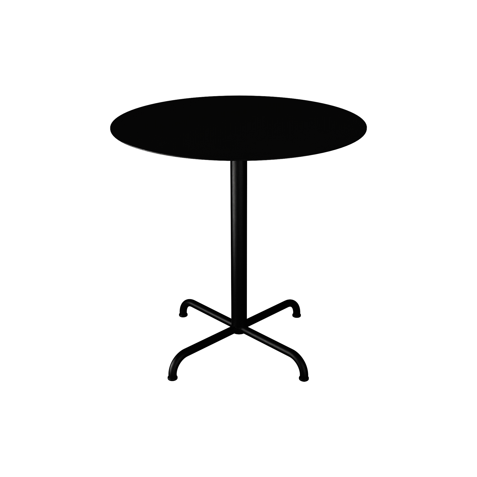 HOUE - PICO Café Table with 4 Star Base Ø 74, black
