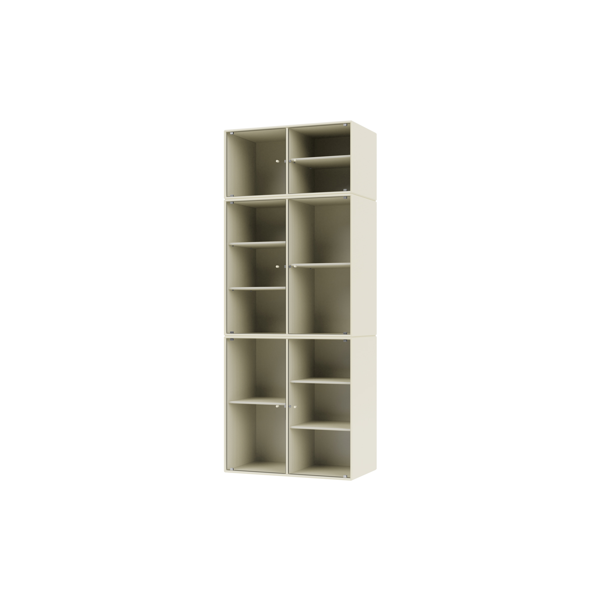 Montana Furniture - RIPPLE IV vitrineskab, 150 vanilla