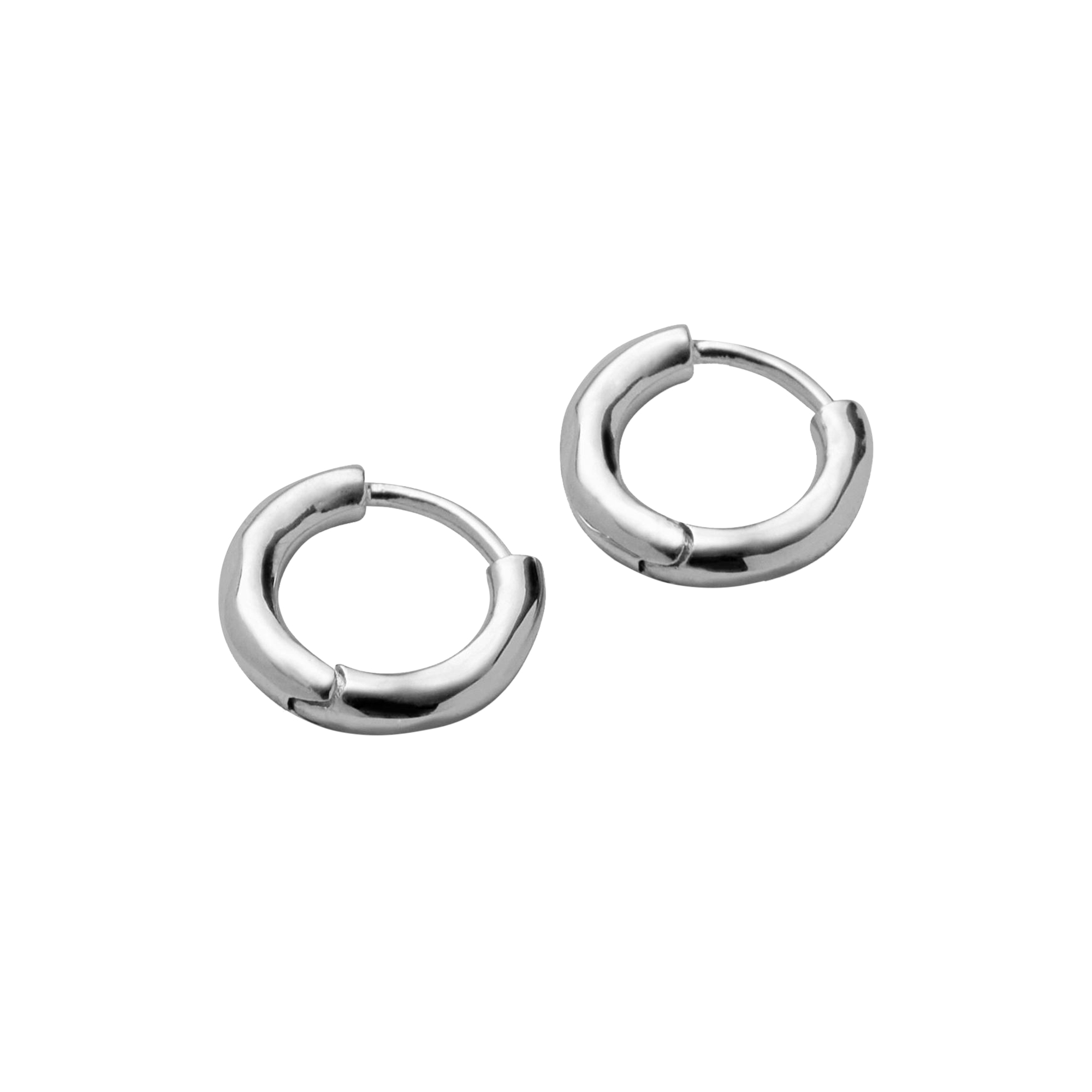 Pernille Corydon Jewellery - Spirit Huggies Mini, forsølvet - Mini