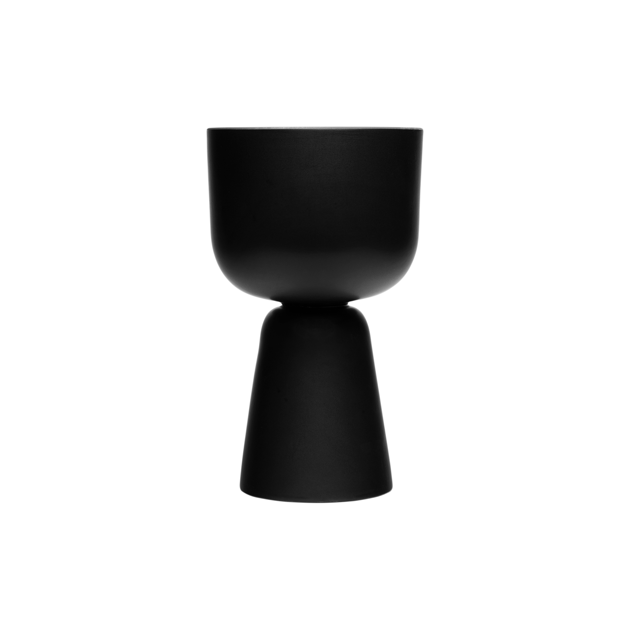 Iittala - Nappula urtepotte medium, mat black - H32 cm