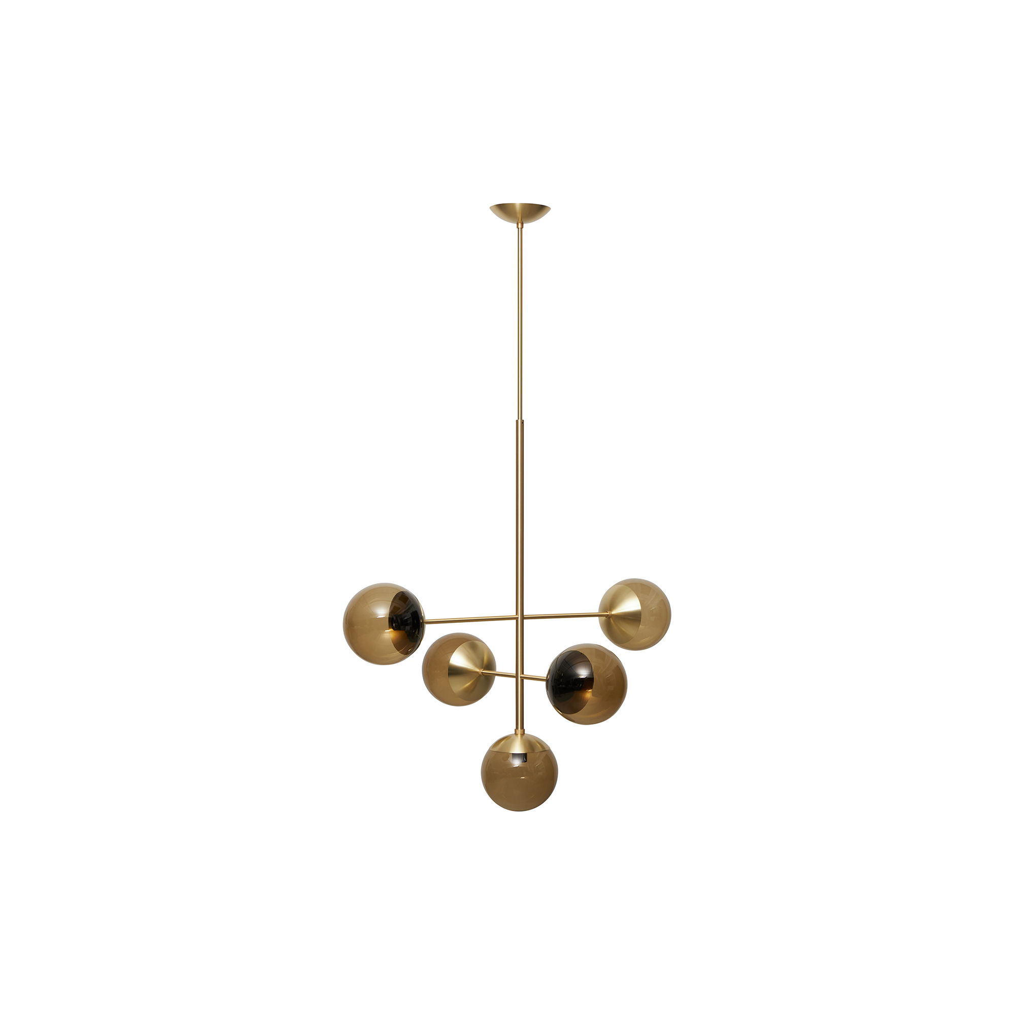 Rubn - Lord Diva Pendant, brass/brown