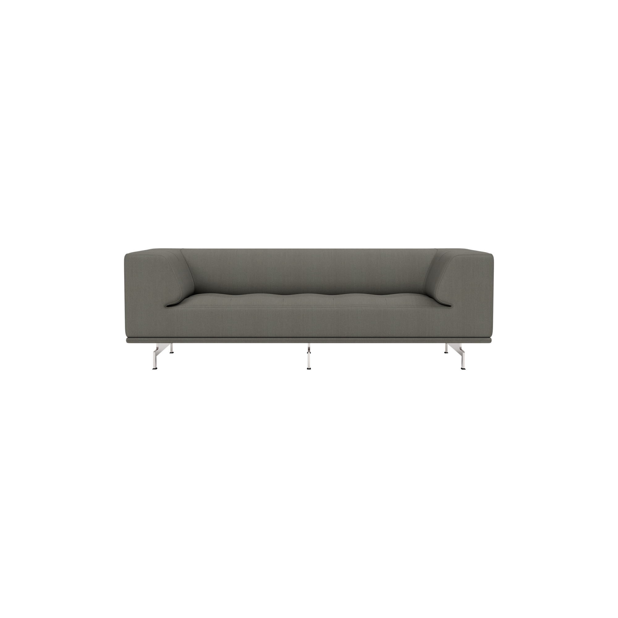 Fredericia Furniture - 4510 Delphi sofa, Steelcut Trio 253/aluminium - H: 66 x L: 205 x D: 85 cm.