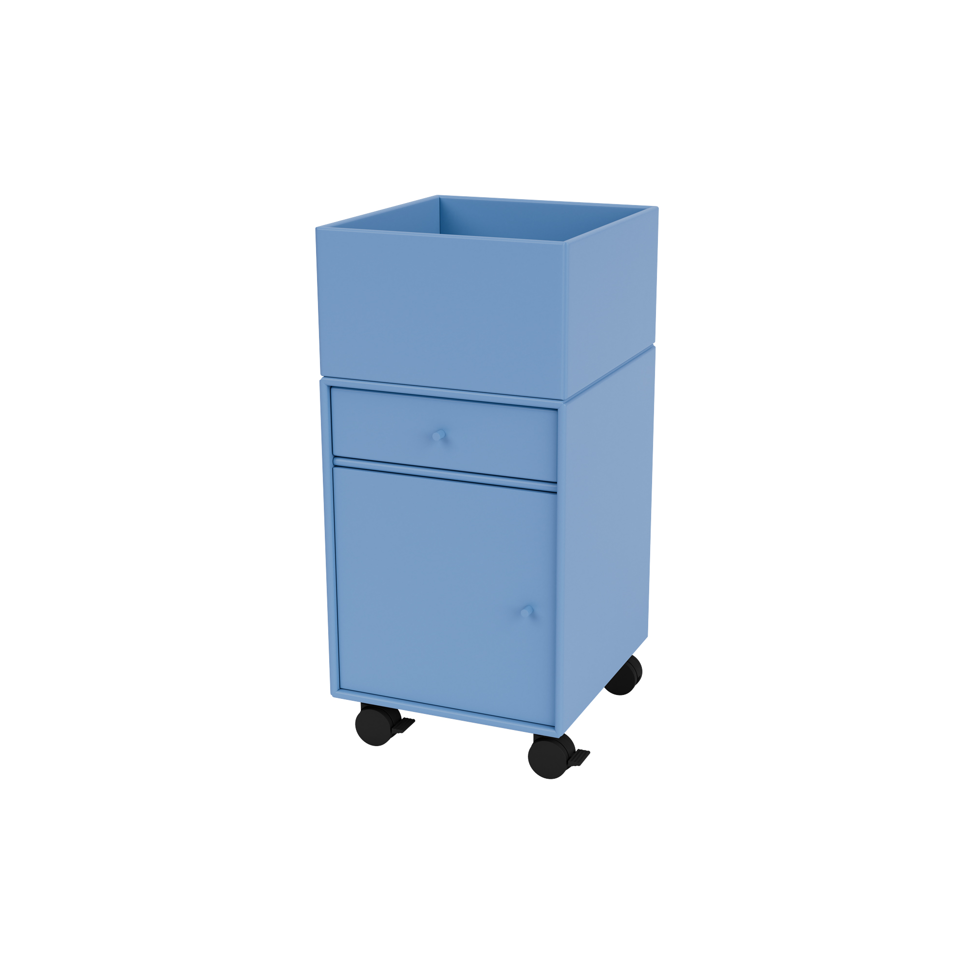 Montana Furniture - RUNNER opbevaring på hjul, 154 azure