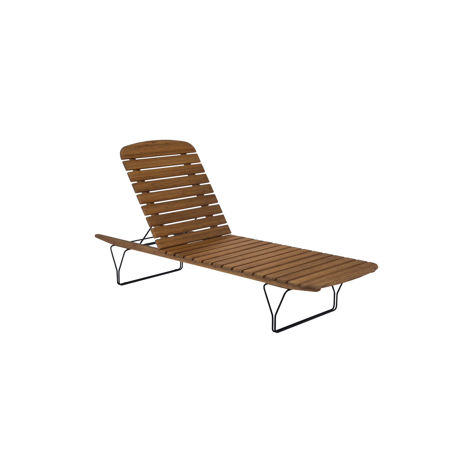 HOUE - MOLO solseng, bambus/sort - H: 34,5 cm.