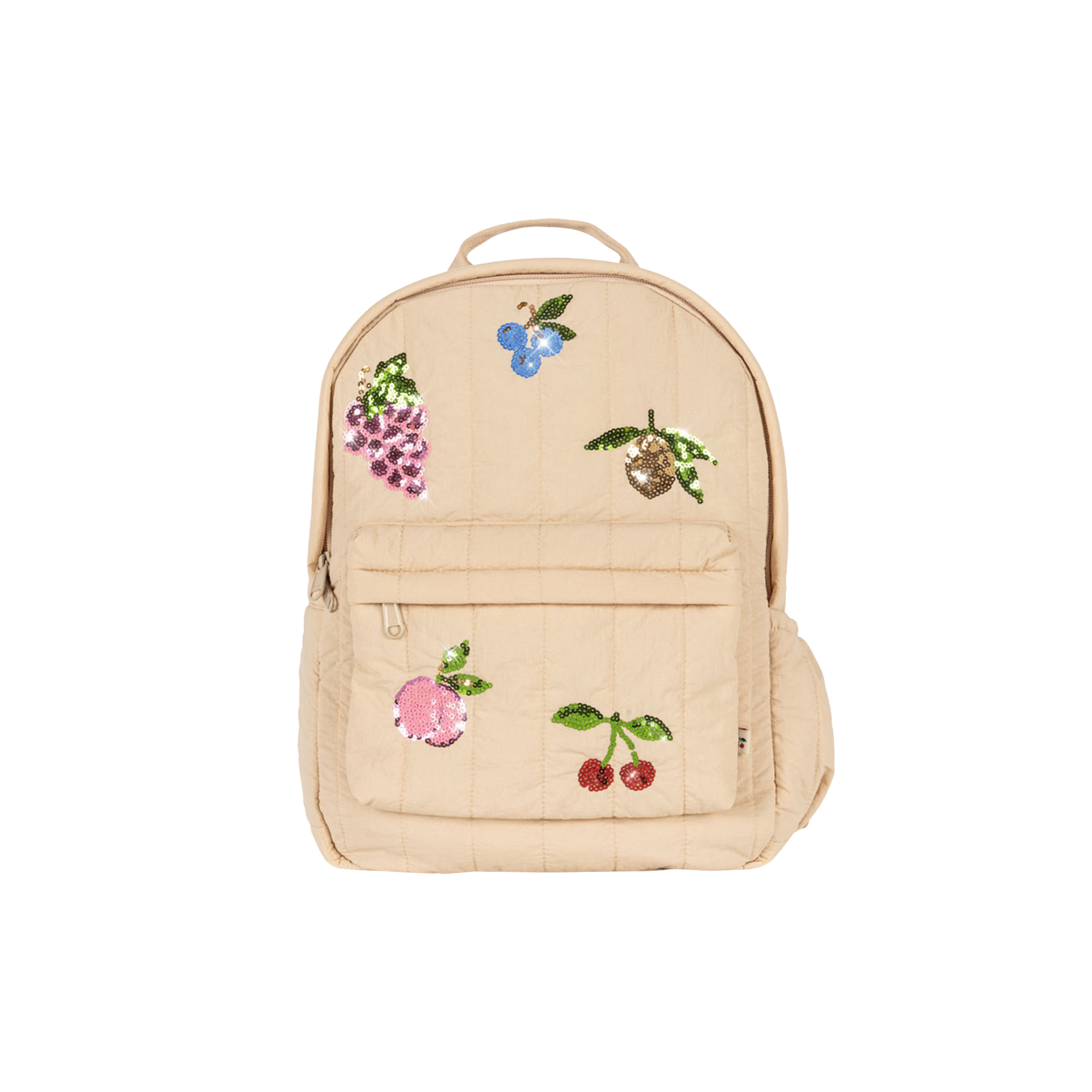 Konges Sløjd - Juno Quilted Sequin Backpack Midi, frappé