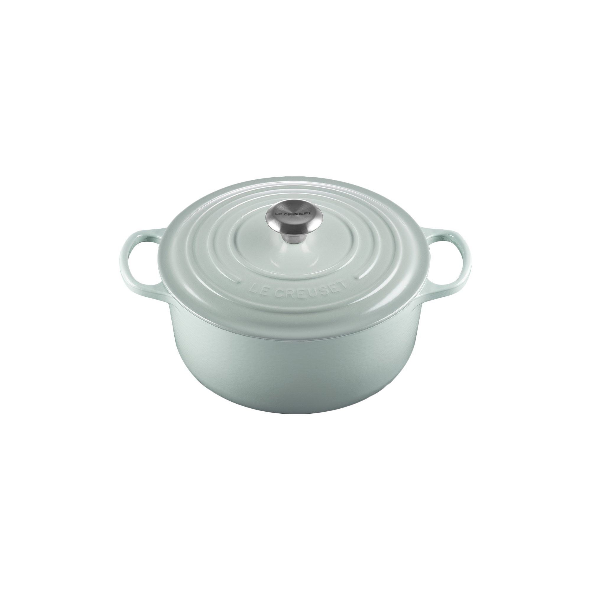 Le Creuset - Signature rund støbejernsgryde Ø 26 cm, sea salt - Ø26 cm