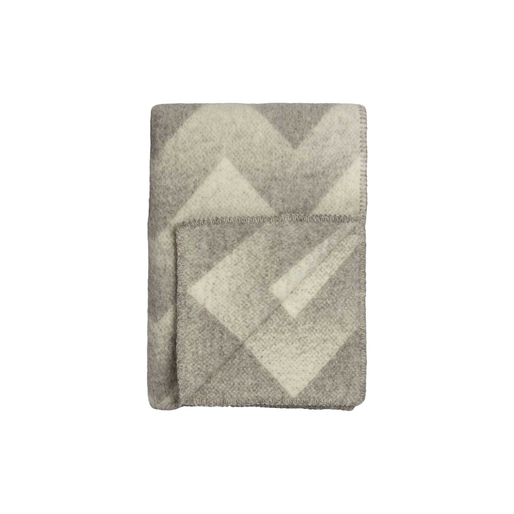 Røros Tweed - LYNILD Throw, grey/white