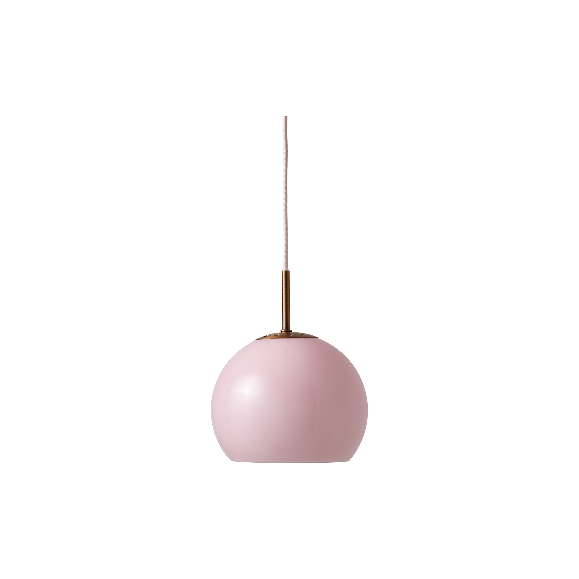 FRANDSEN - Ball Glass Pendant, light pink