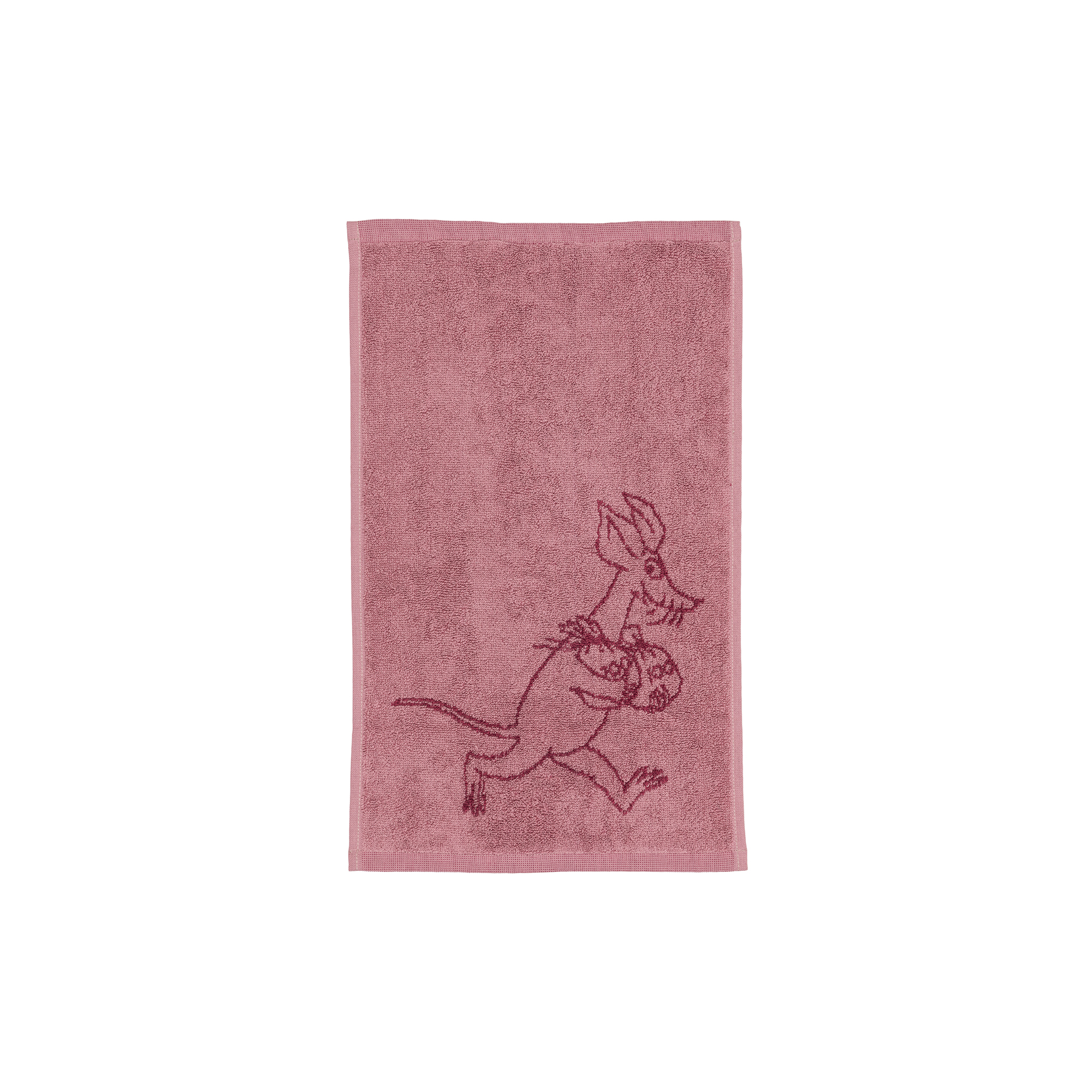 Moomin Arabia - Mumi håndklæde Sniff 30x50 cm, mauve - 30x50 cm