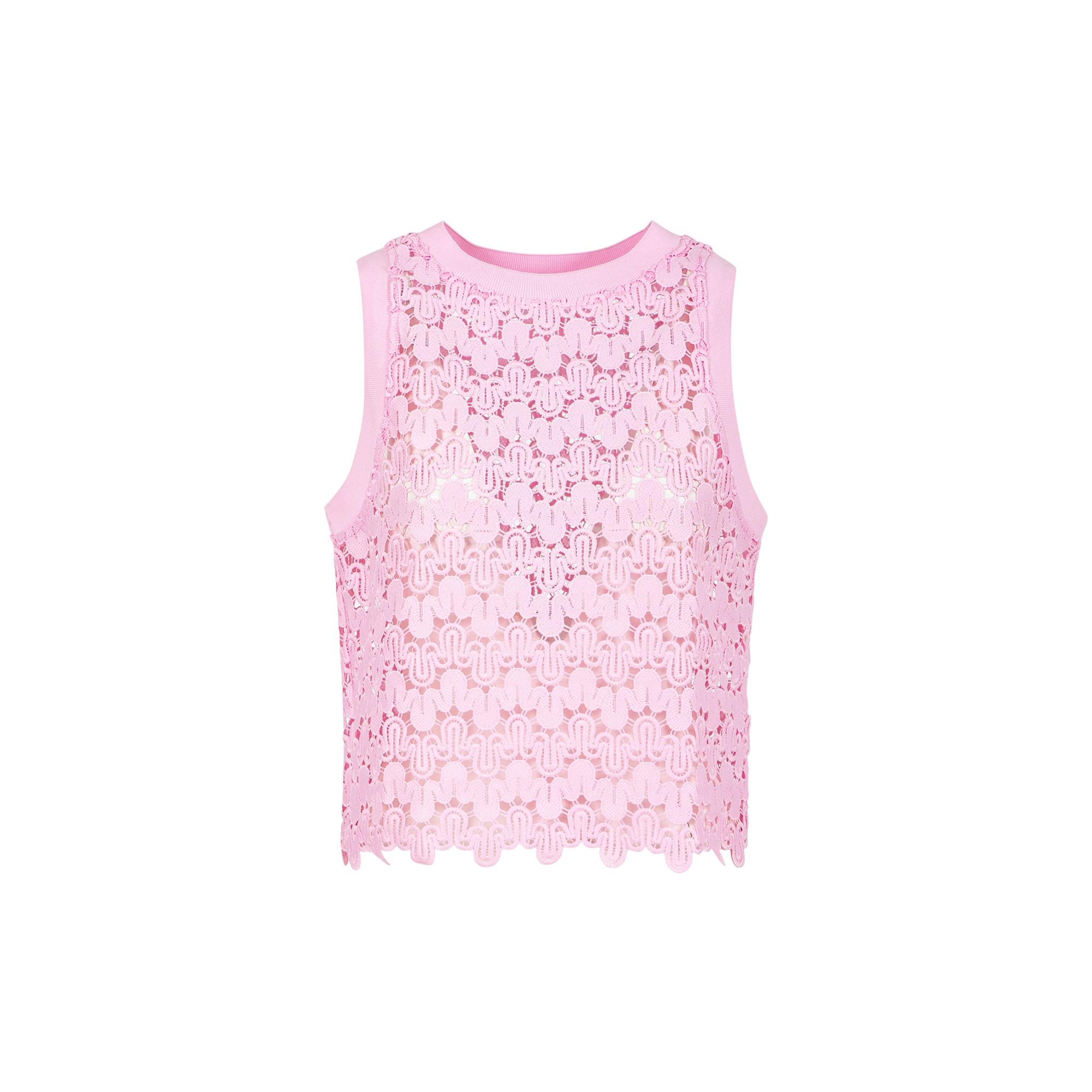 Coster Copenhagen - Lace top, pale rose - Str. 44