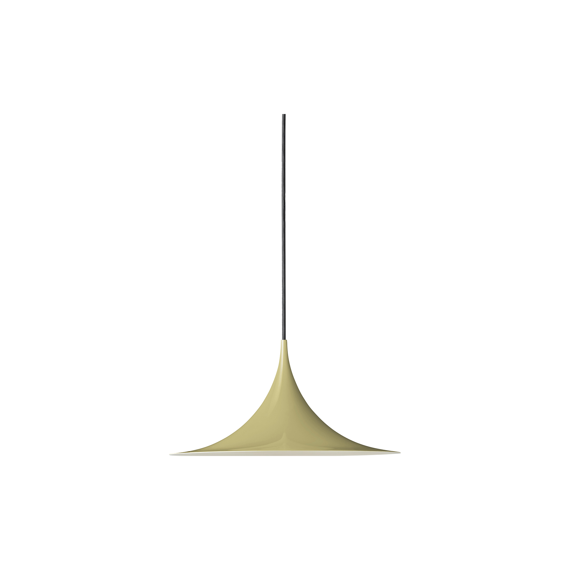 GUBI - Semi Pendant, fennel seed glossy - H: 22 x Ø 30 cm.