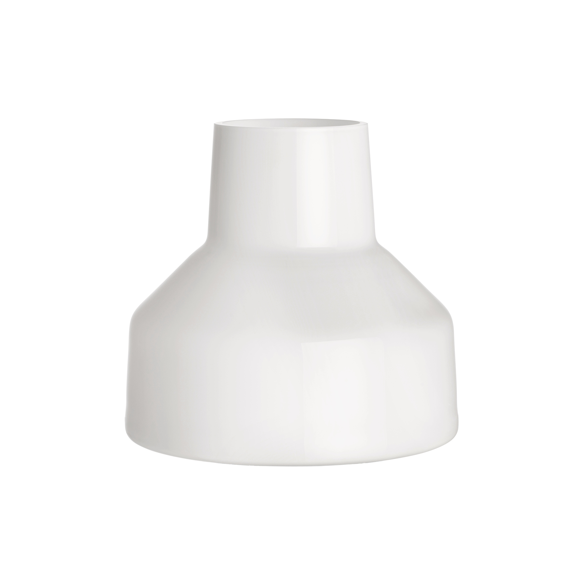 Iittala - Solare kort vase, hvid
