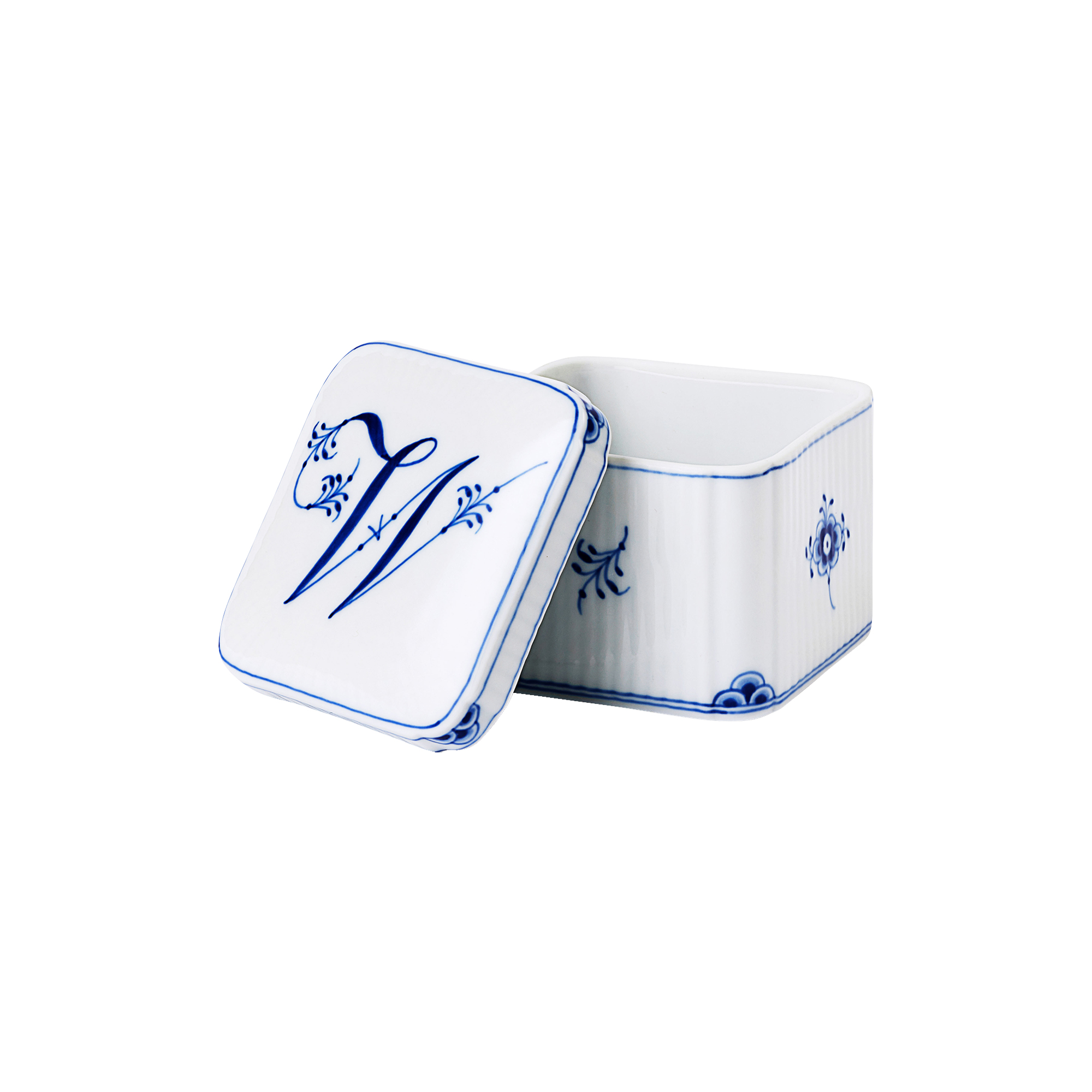 Royal Copenhagen - Alfabet bonbonniere, W