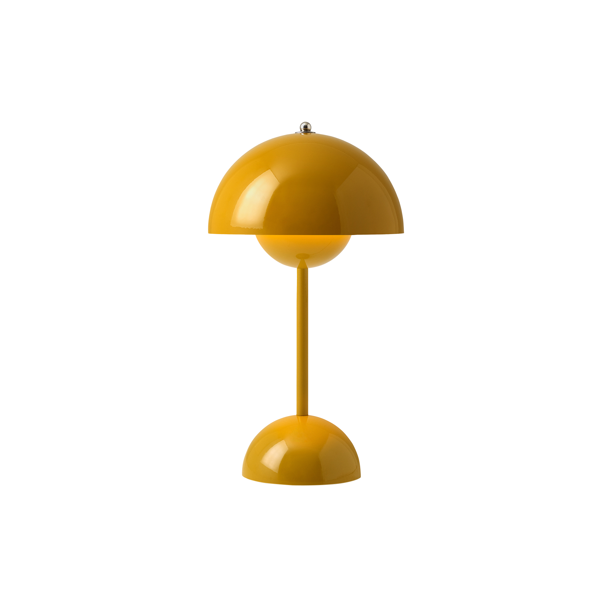 &Tradition - Flowerpot VP9 Portable Table Lamp, mustard - H: 29,5 x Ø 16 cm.
